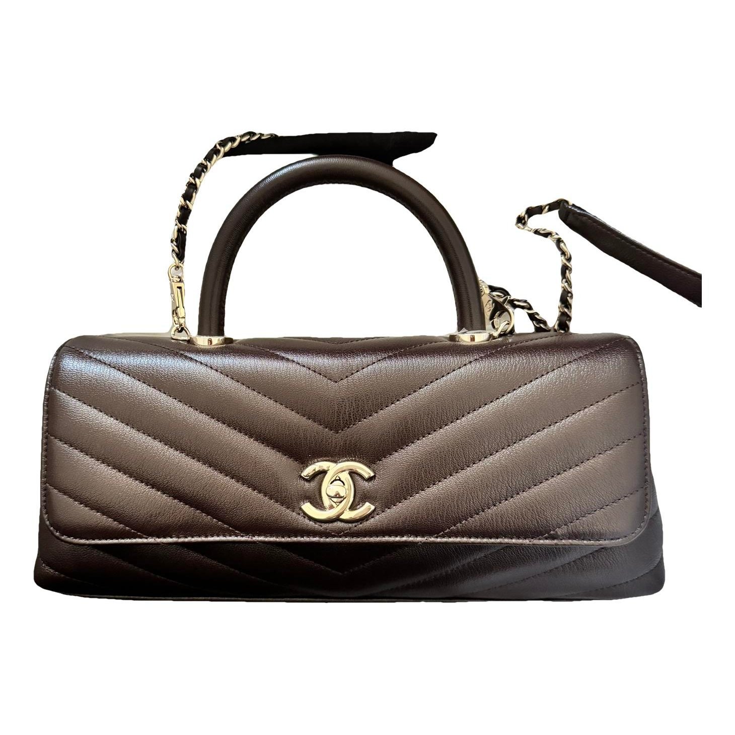 Coco Handle leather handbag
