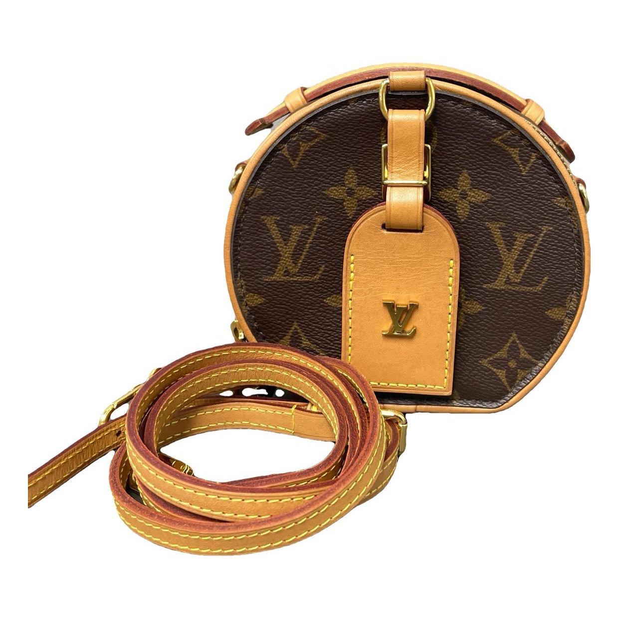Boîte chapeau souple leather handbag