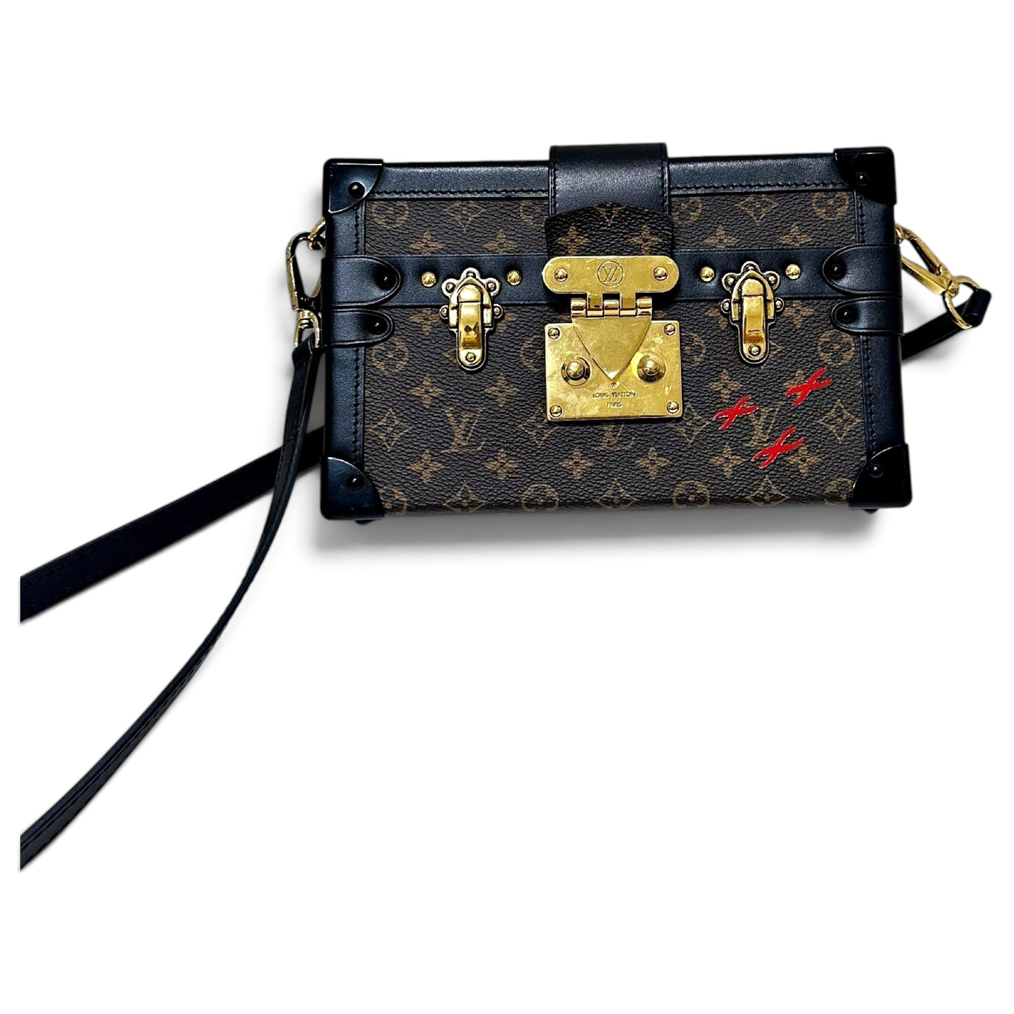 Petite Malle cloth crossbody bag