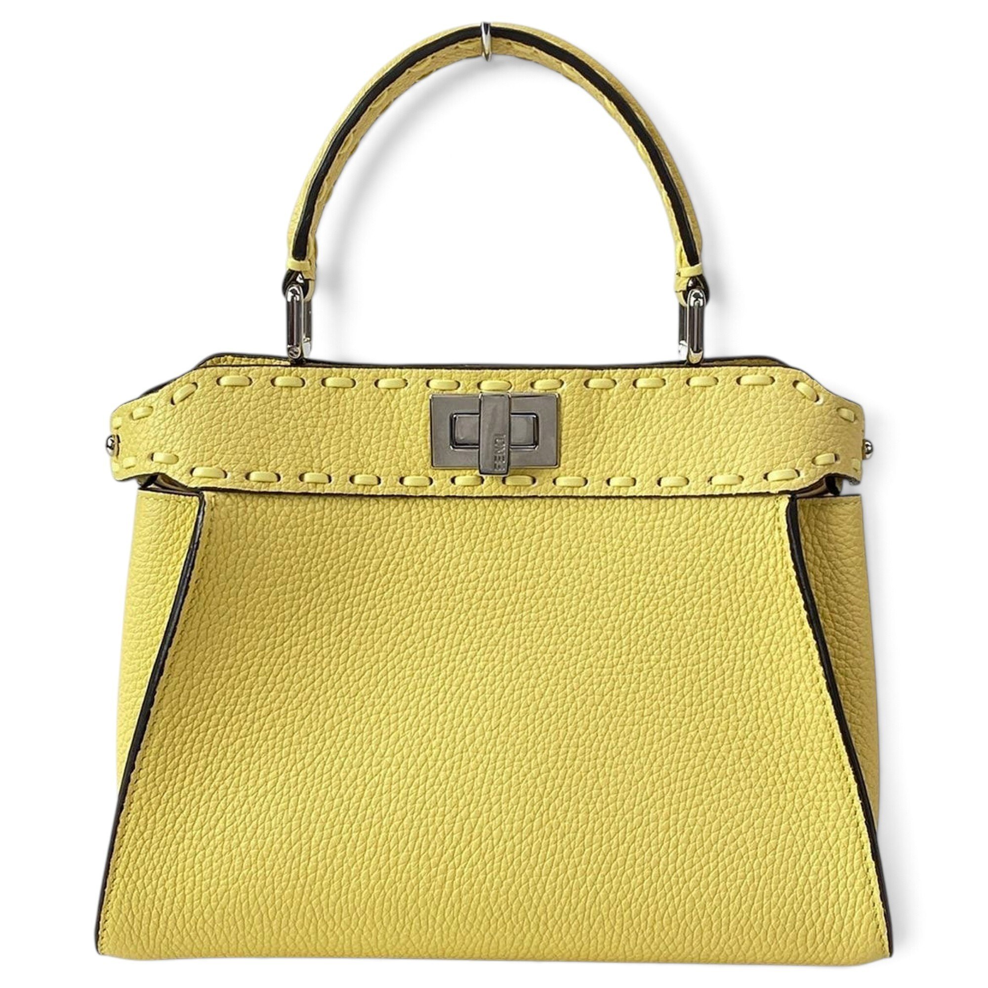 Peekaboo leather handbag