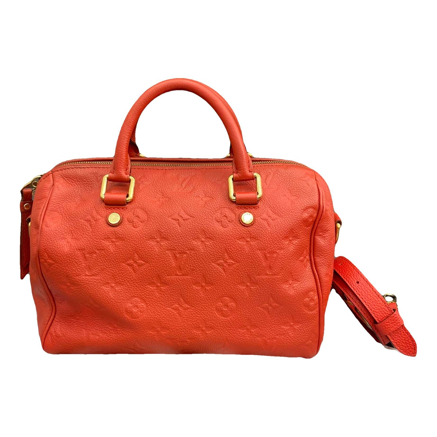 Speedy leather handbag