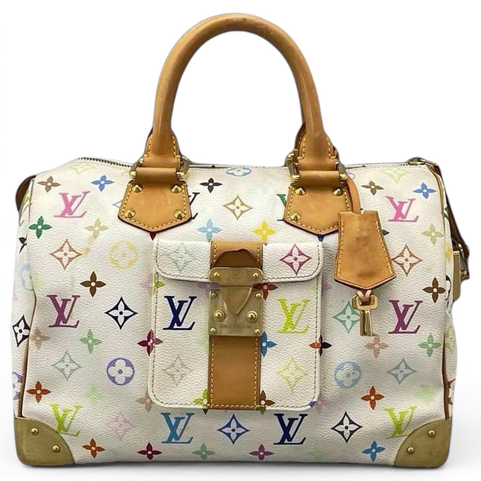 Speedy leather handbag
