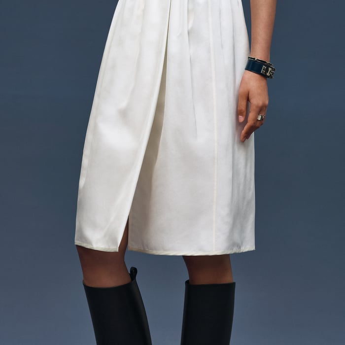 Blanc Cassé Wrap Skirt