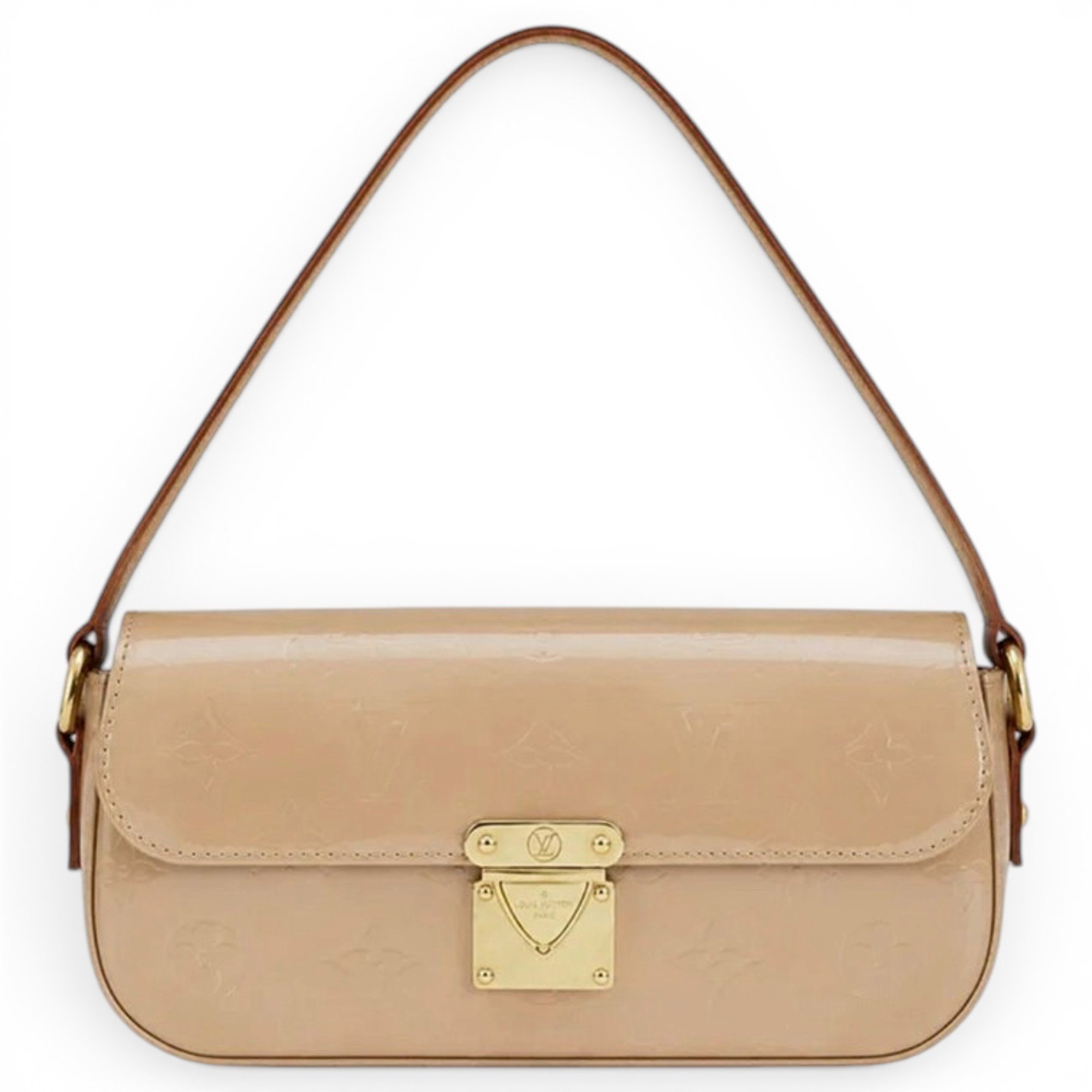 Malibu Street patent leather handbag