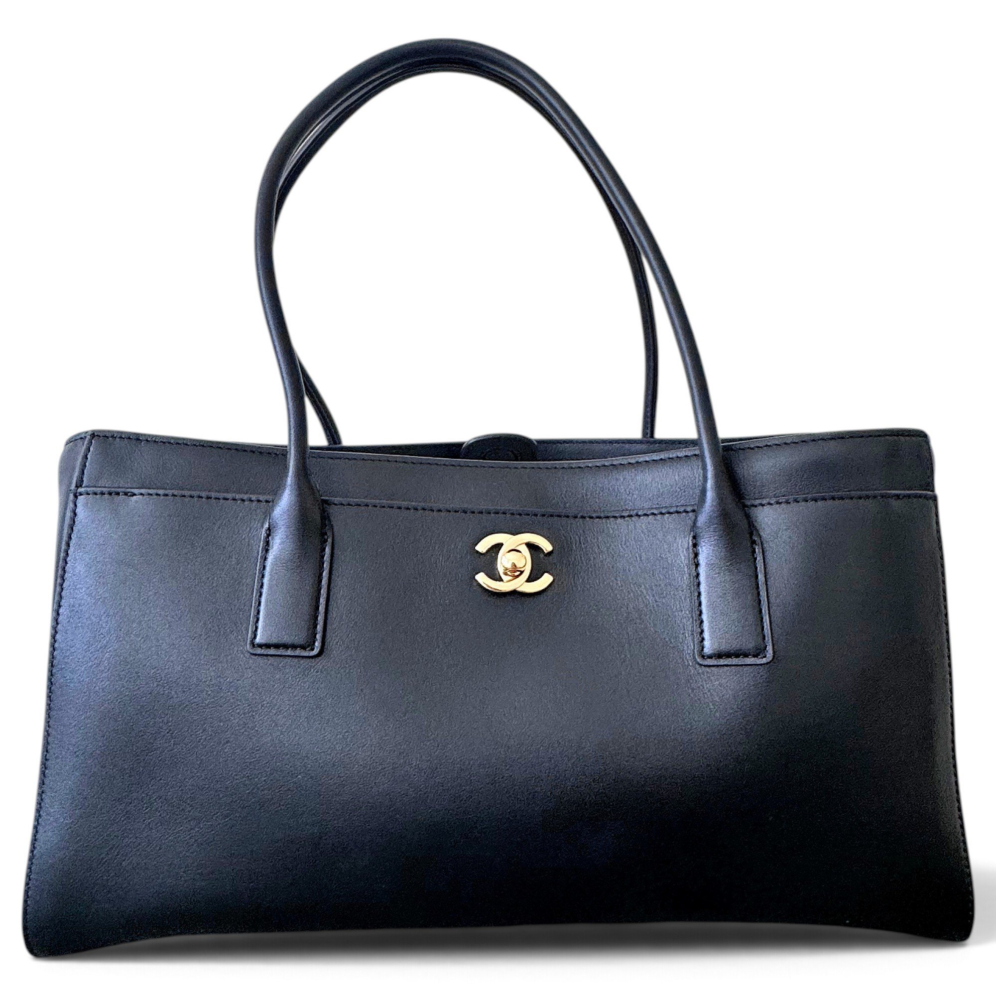 Executive leather tote
