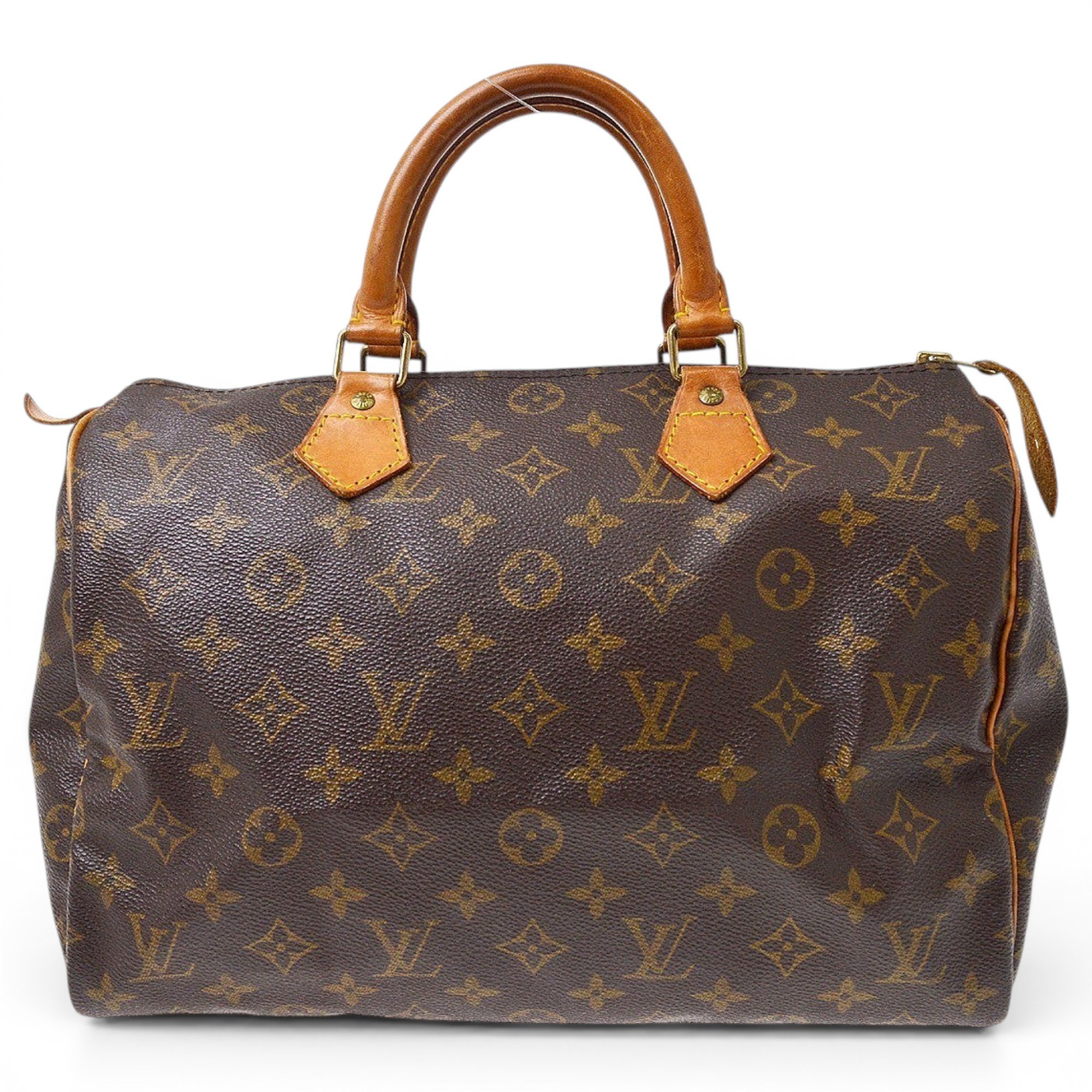 Speedy leather handbag