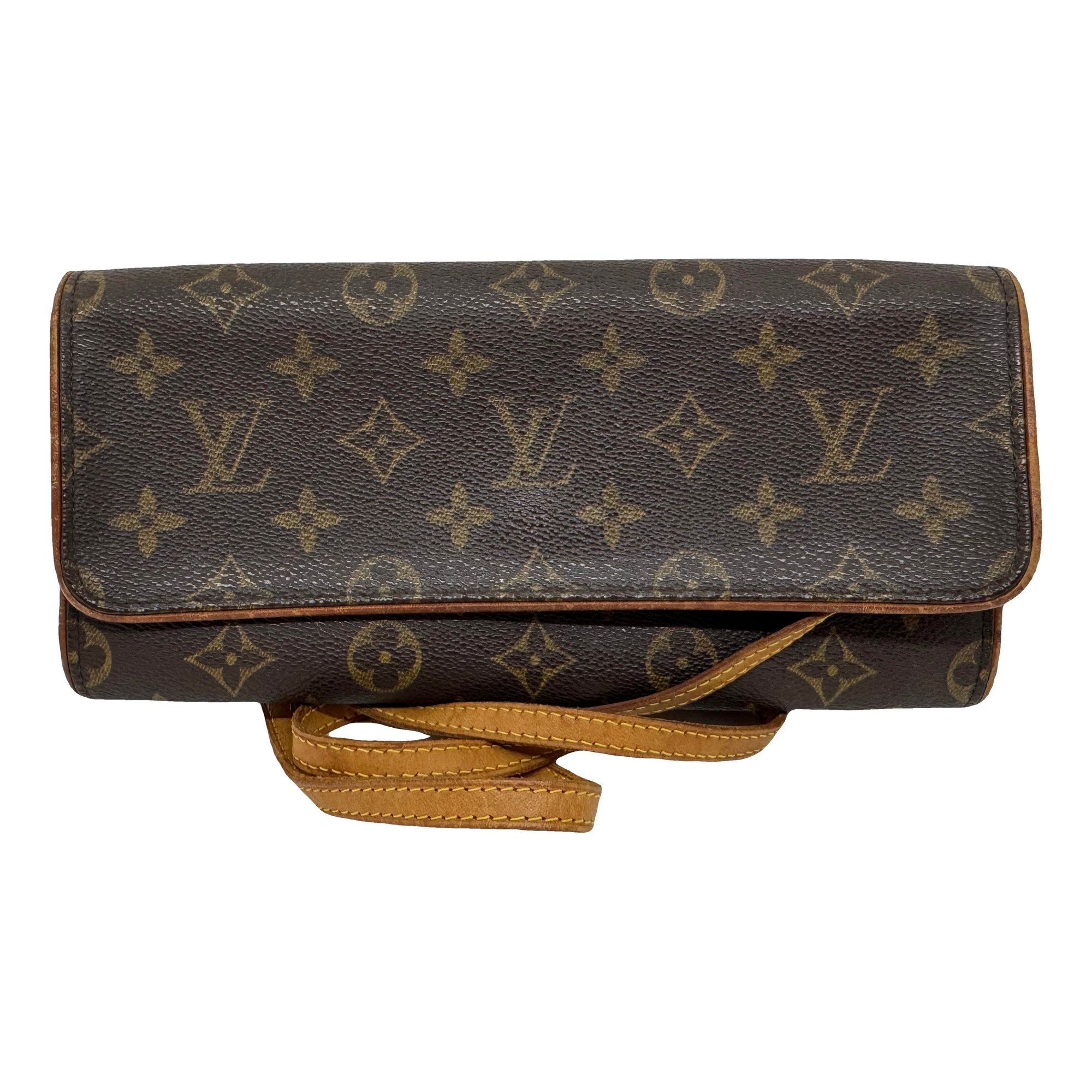 Twin cloth crossbody bag