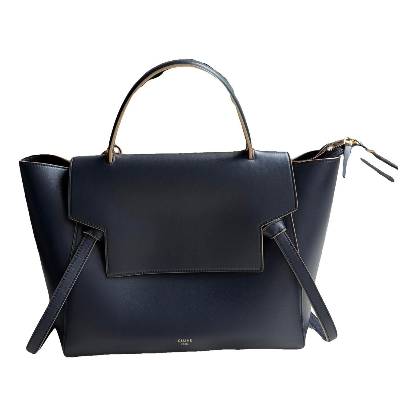 Belt leather handbag