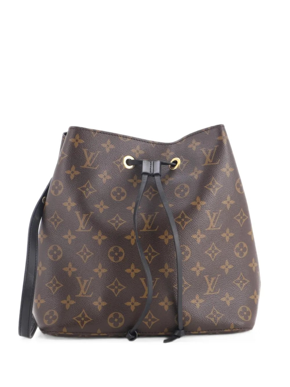 NeoNoe Handbag Monogram Canvas with Leather MM bucket bag