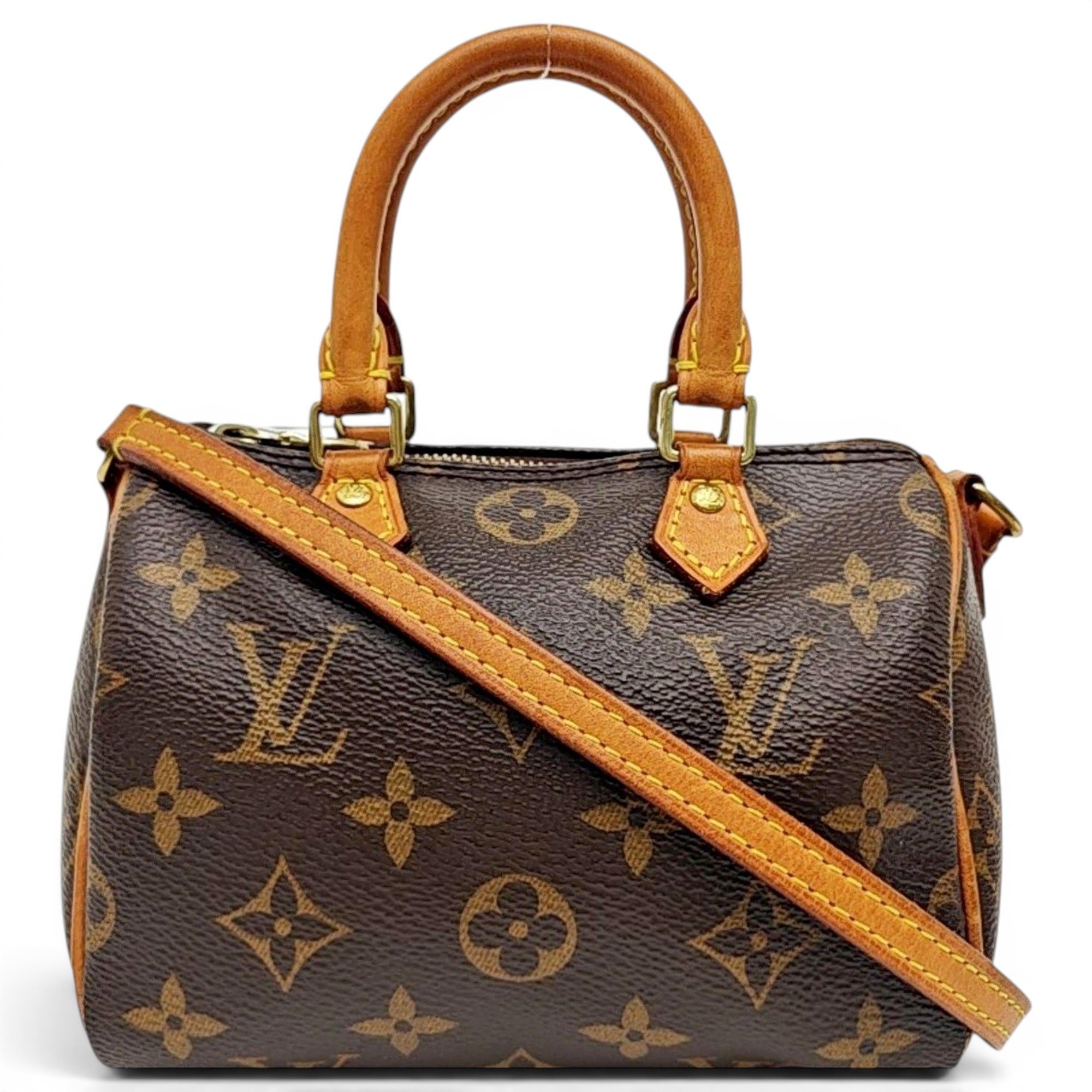 Nano Speedy / Mini HL leather handbag