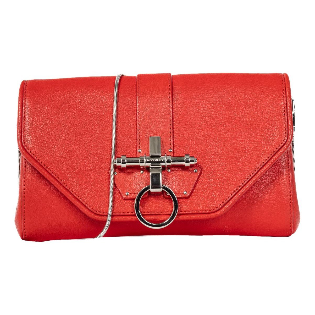 Obsedia leather clutch bag