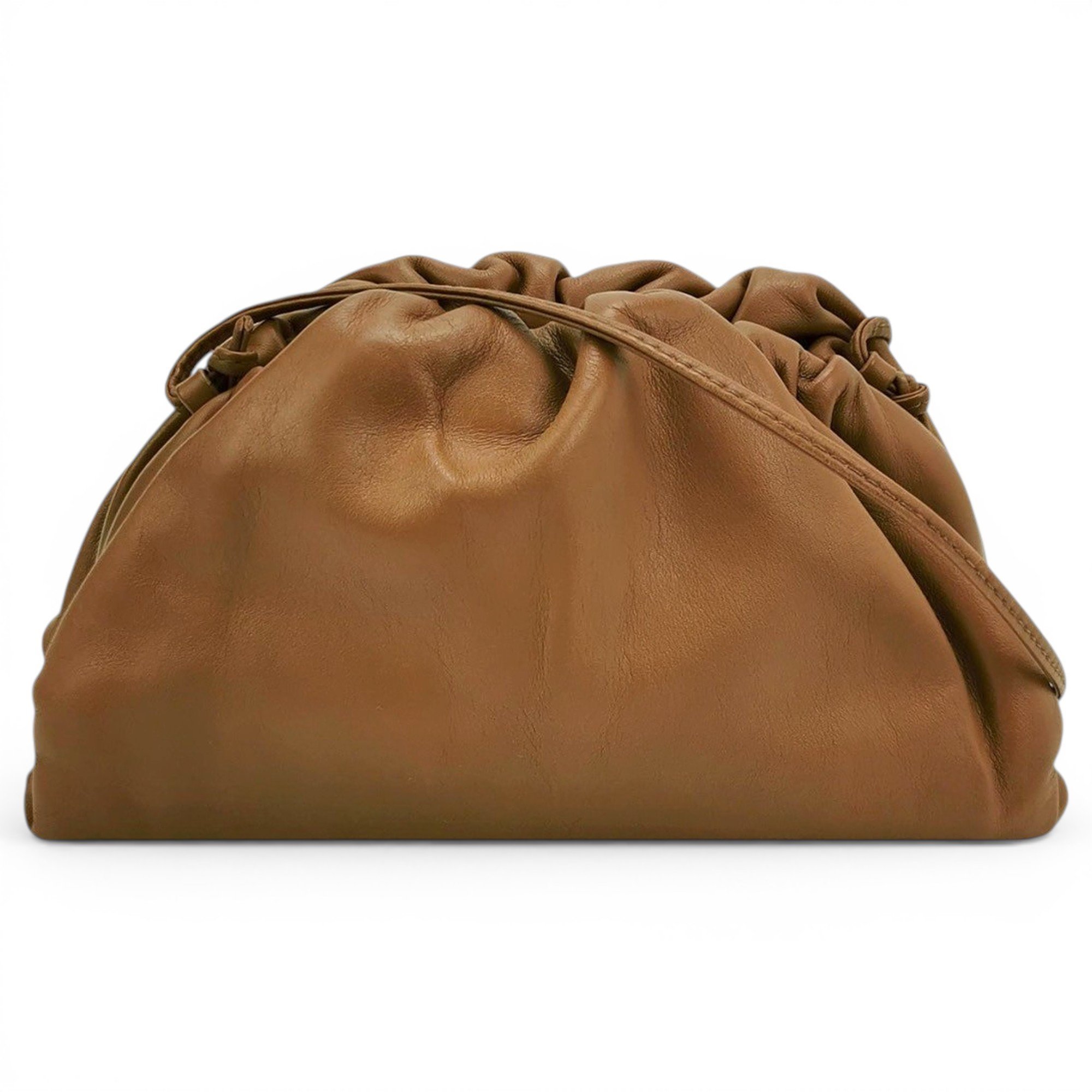 Pouch leather handbag