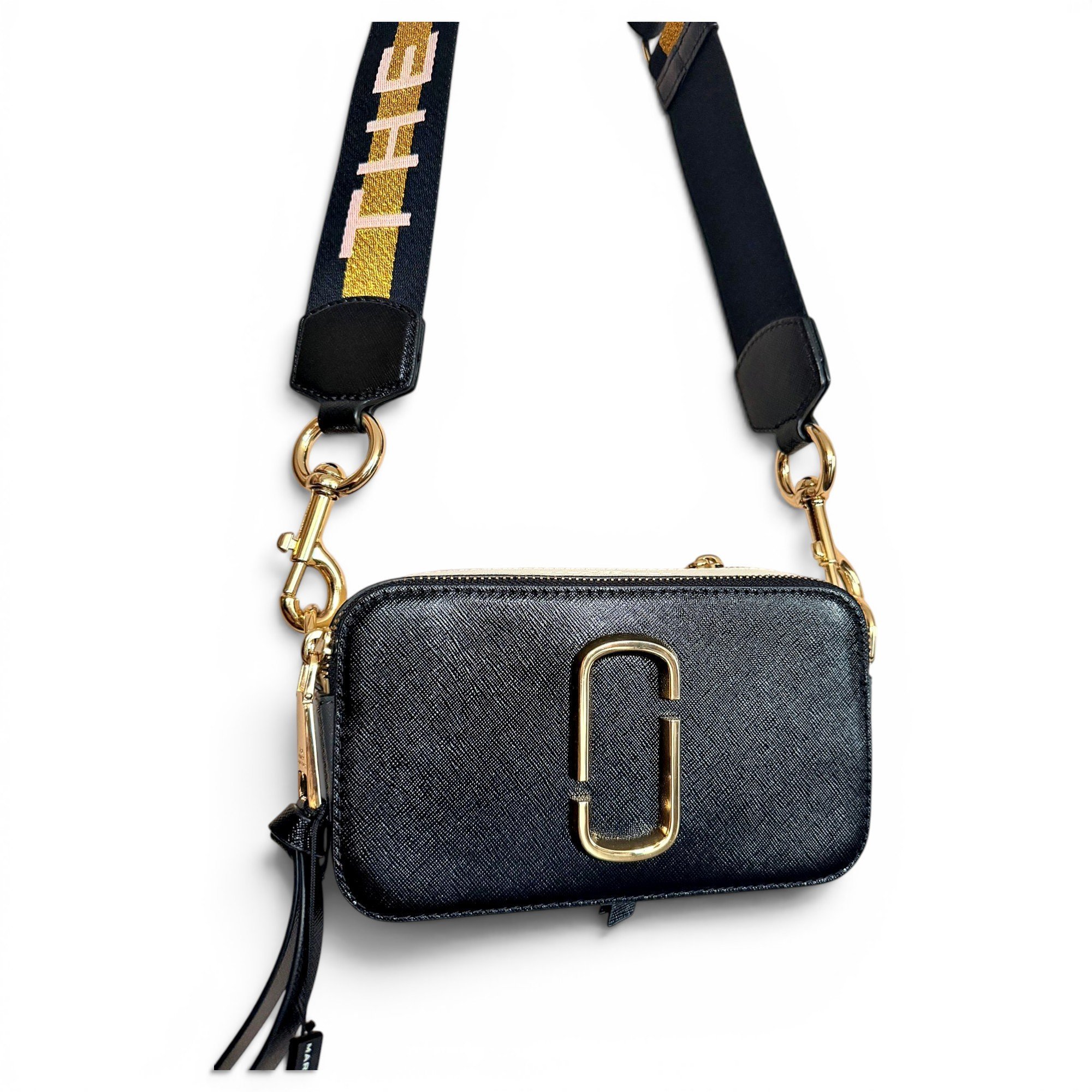 Snapshot leather crossbody bag