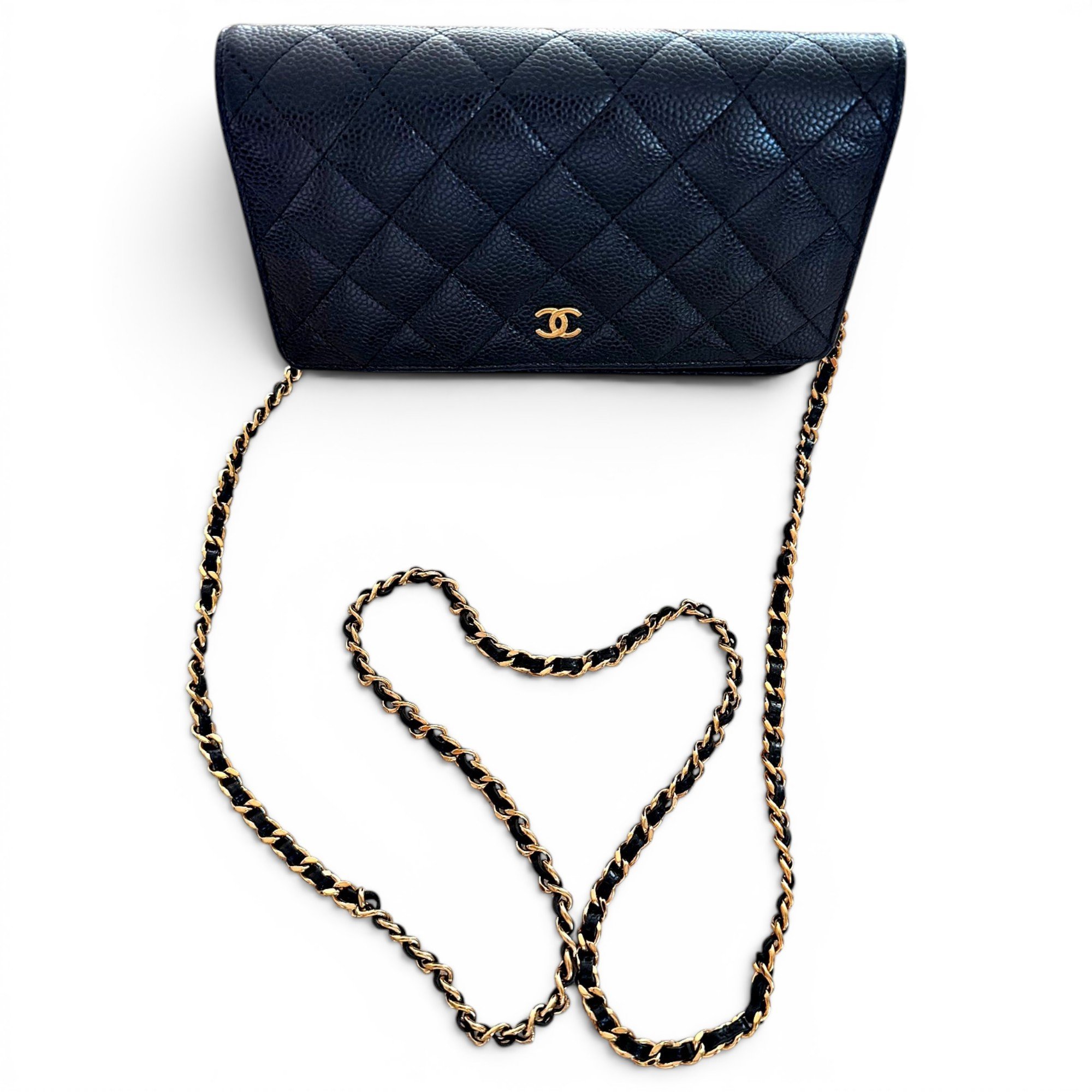 Wallet On Chain Timeless/Classique leather crossbody bag