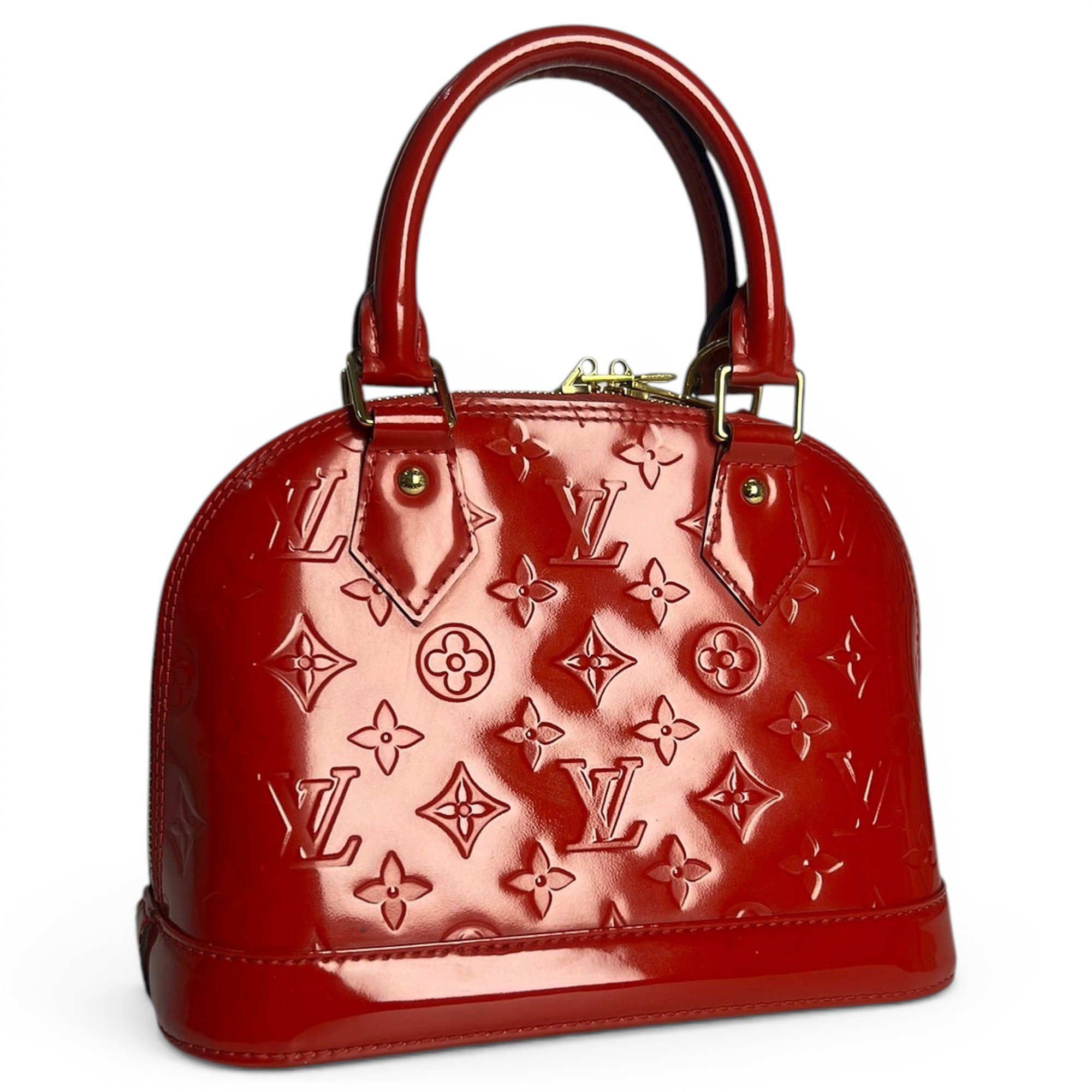 Alma patent leather handbag