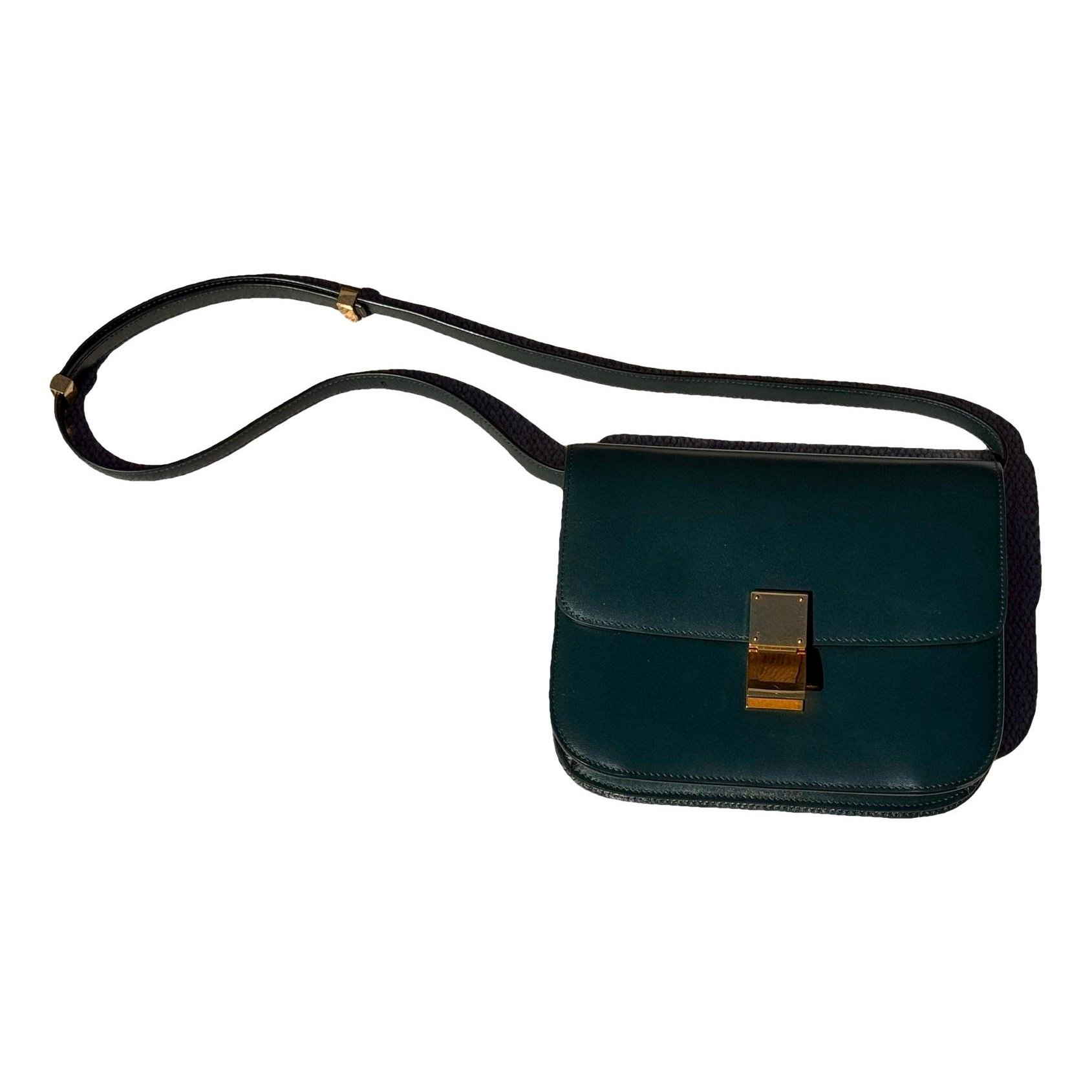 Classic leather crossbody bag
