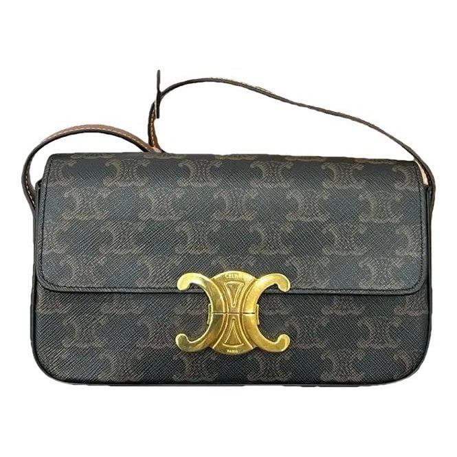 Triomphe Long vinyl handbag