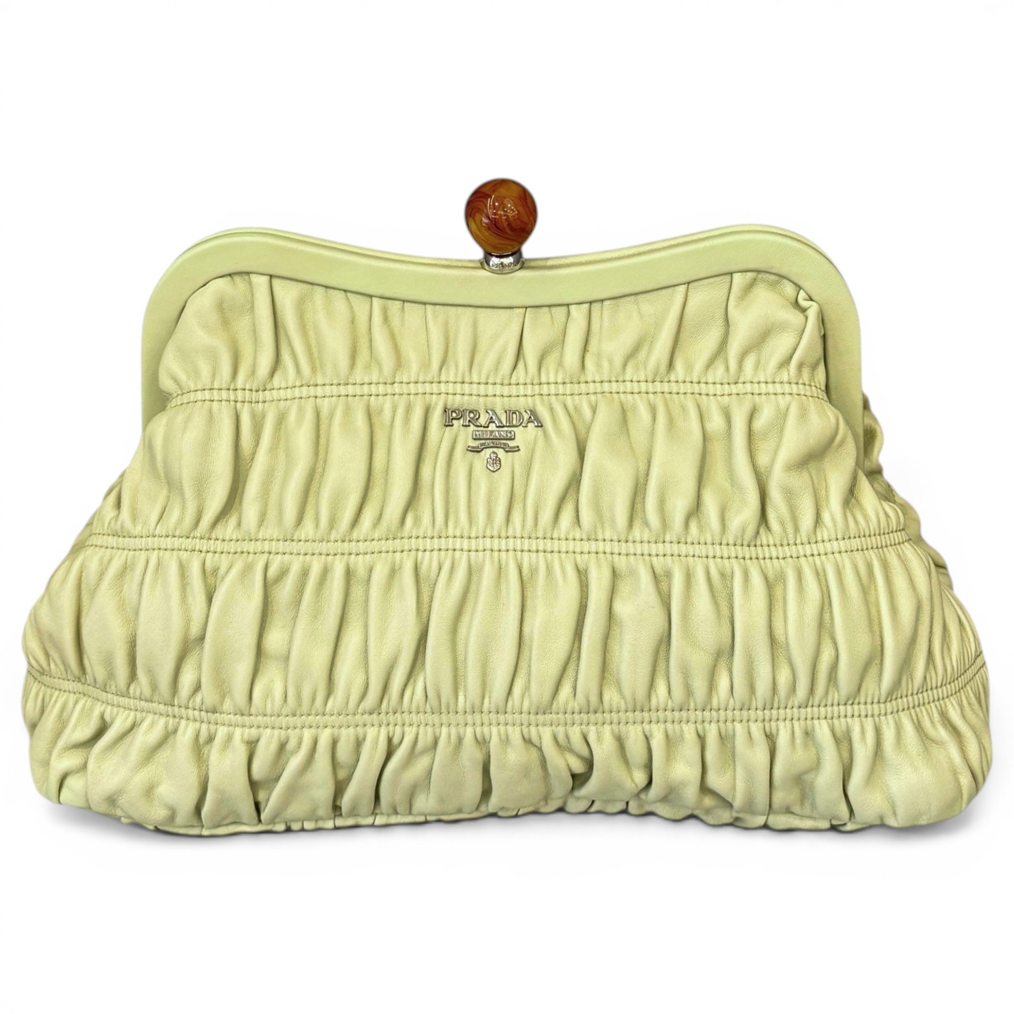 Pony-style calfskin clutch bag