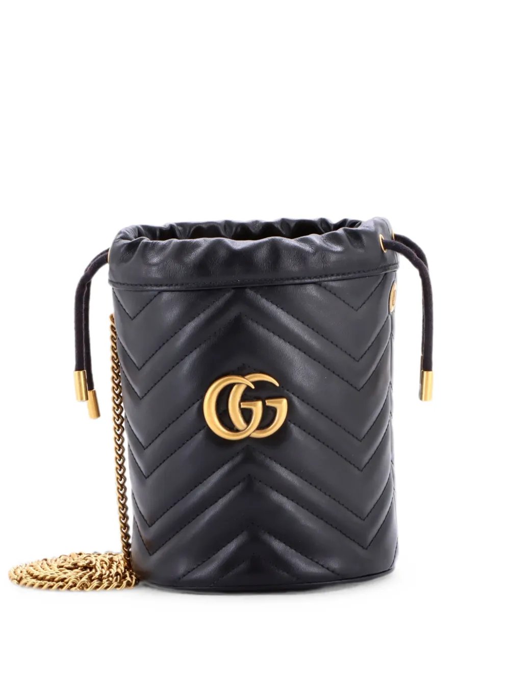 GG Marmont Matelasse Leather Mini bucket bag