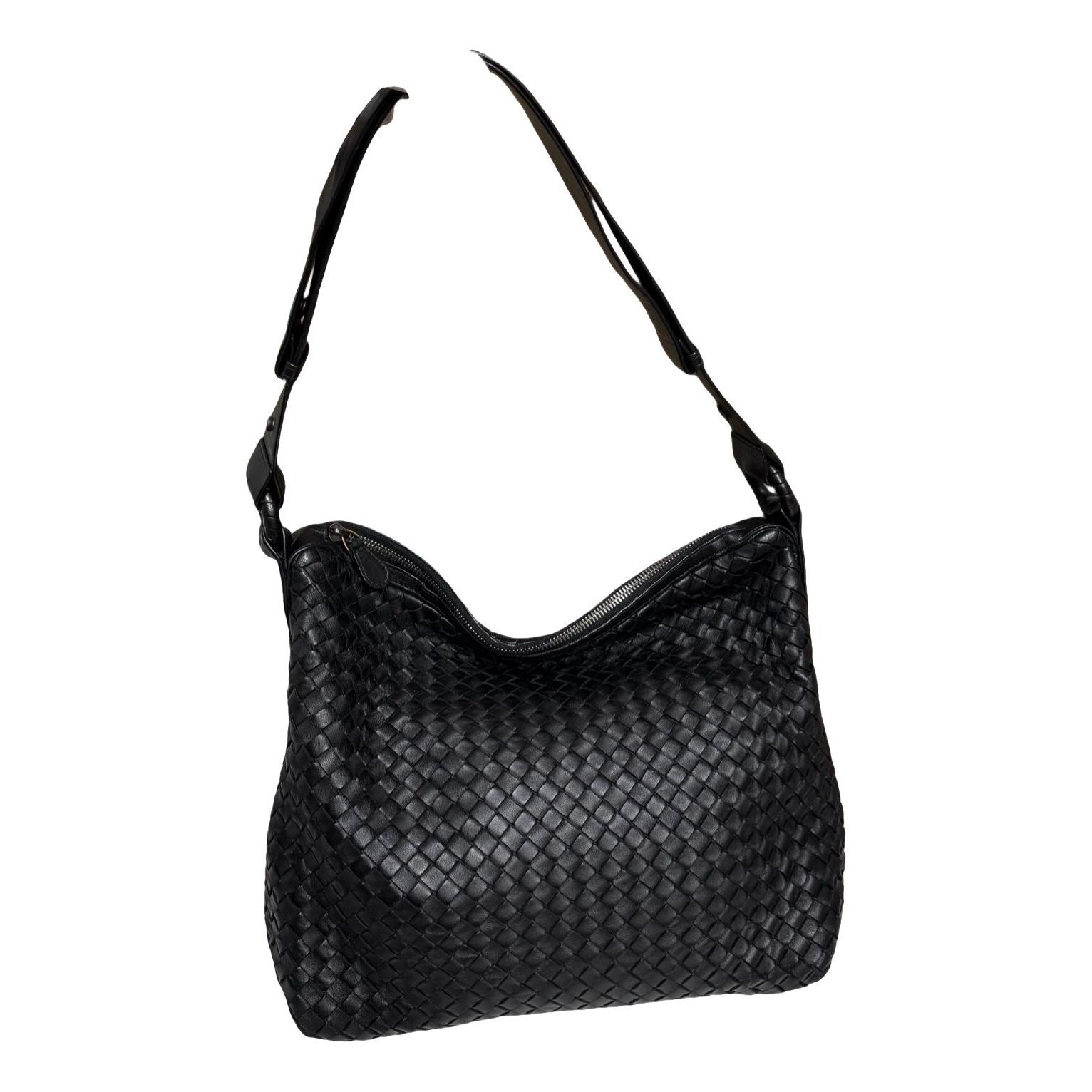 Parachute leather handbag