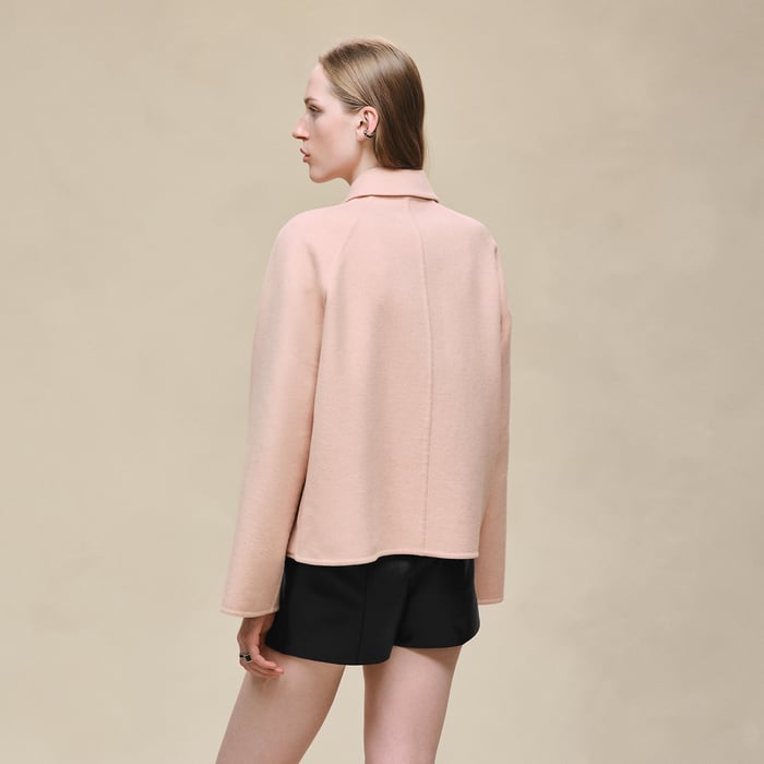 Rose Palomino Cashmere Jacket