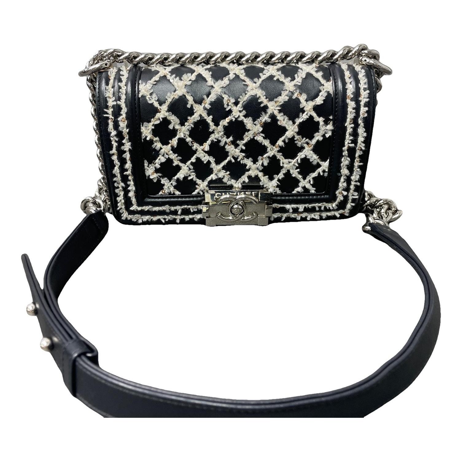 Boy leather crossbody bag