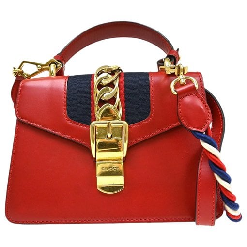 Sylvie Top Handle leather handbag