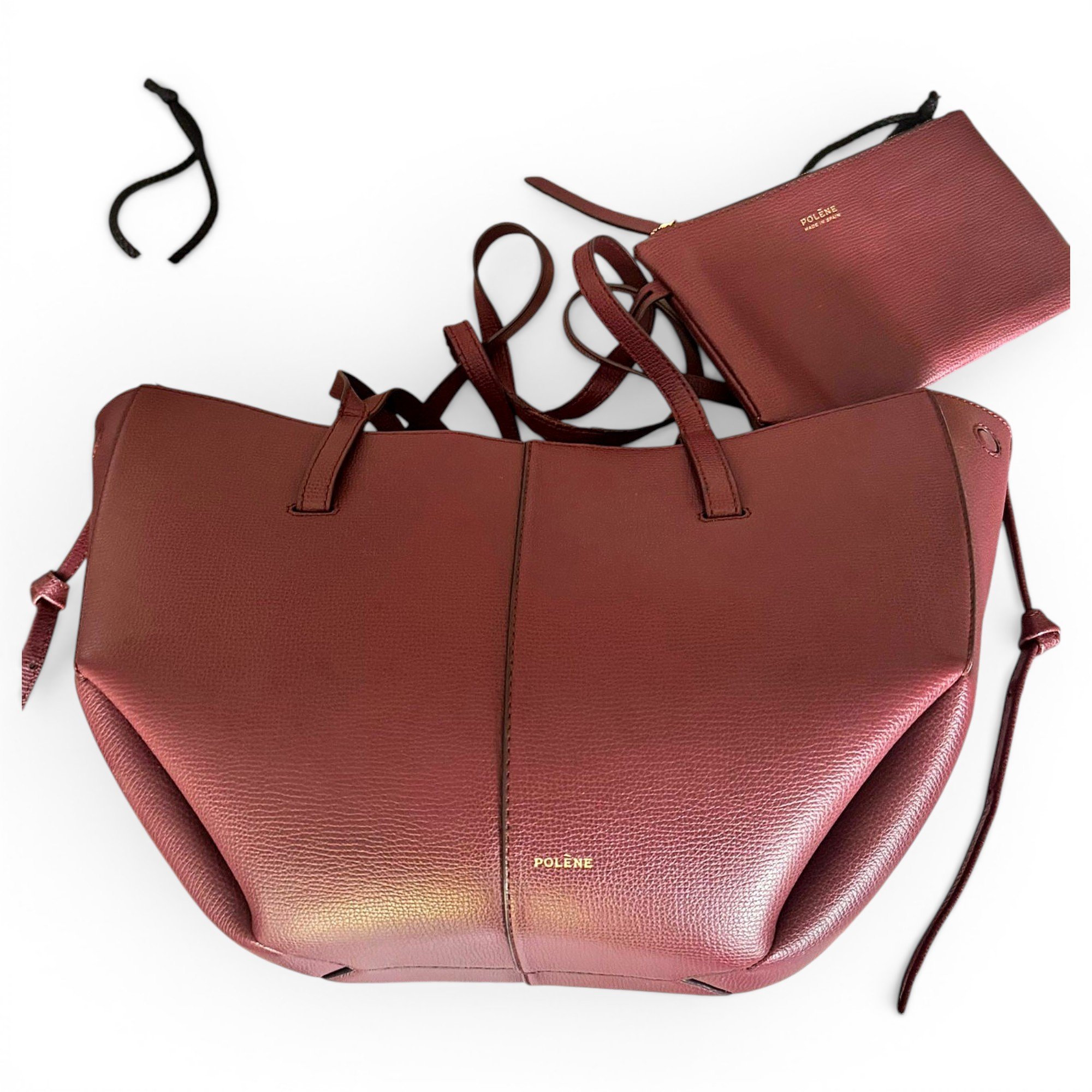Leather tote