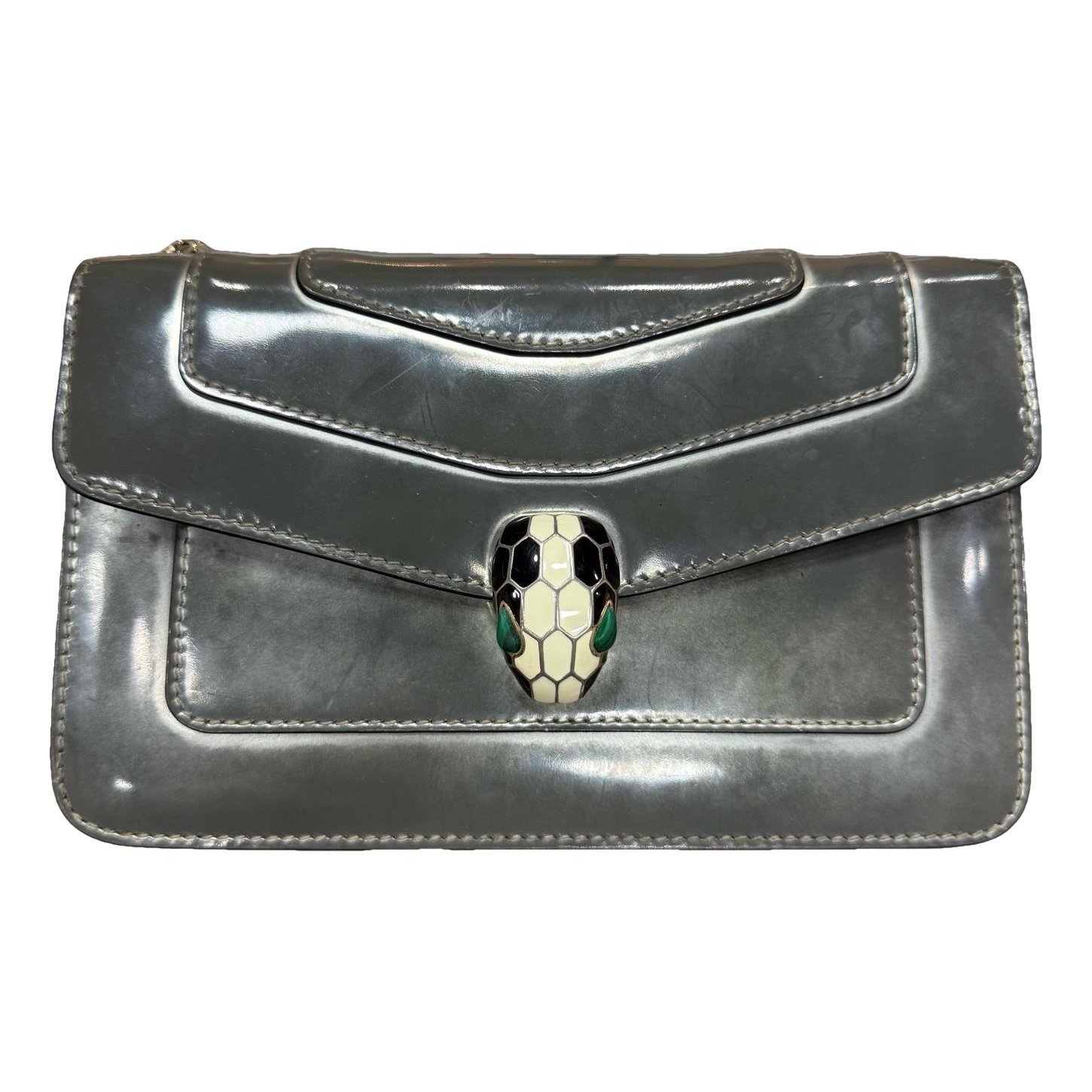 Serpenti leather handbag