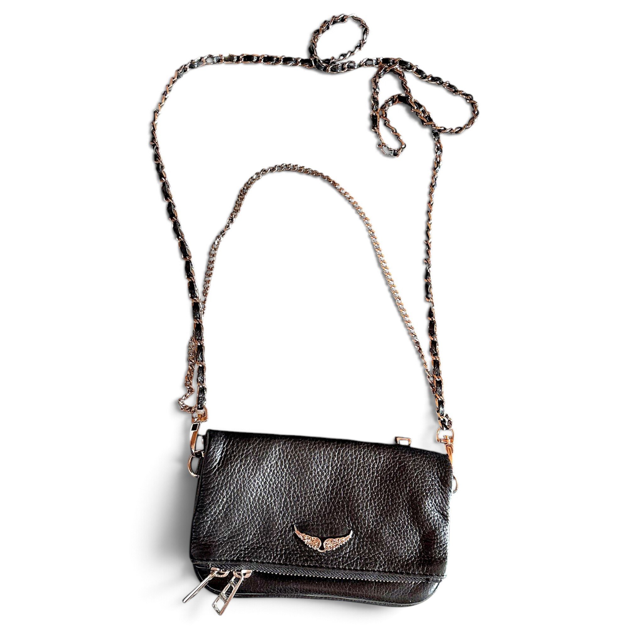 Leather crossbody bag