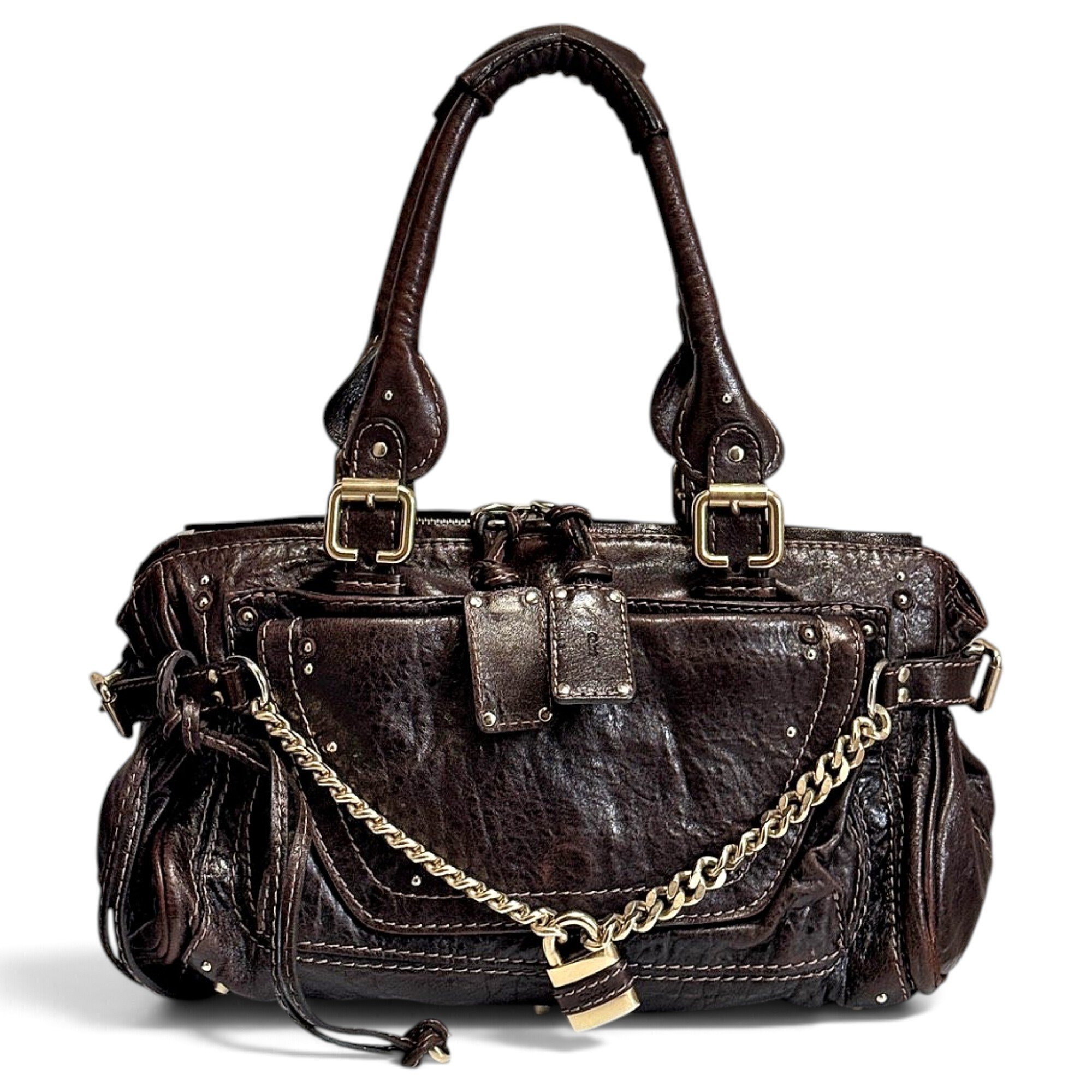 Paddington leather satchel