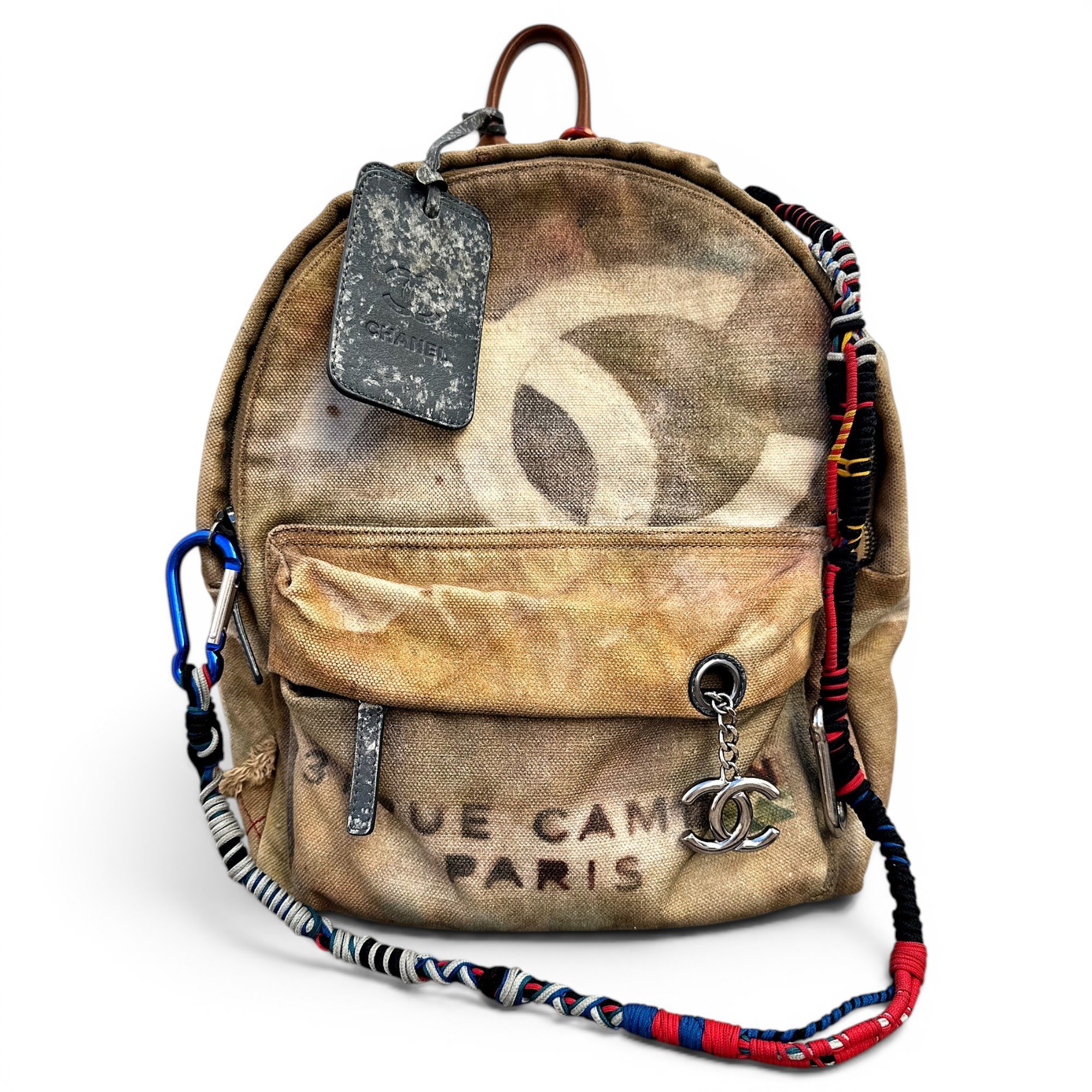 Graffiti cloth backpack
