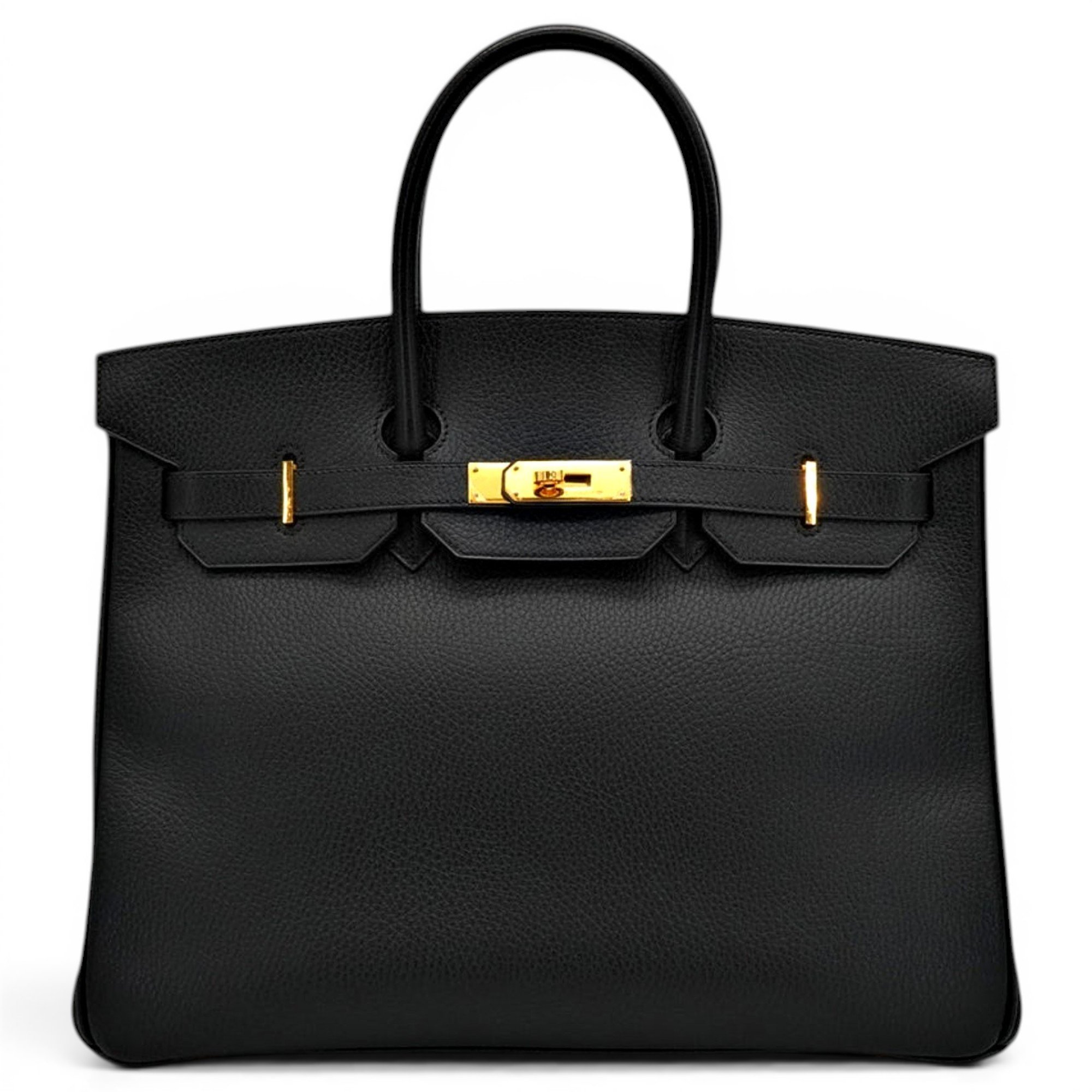 Birkin 35 leather handbag