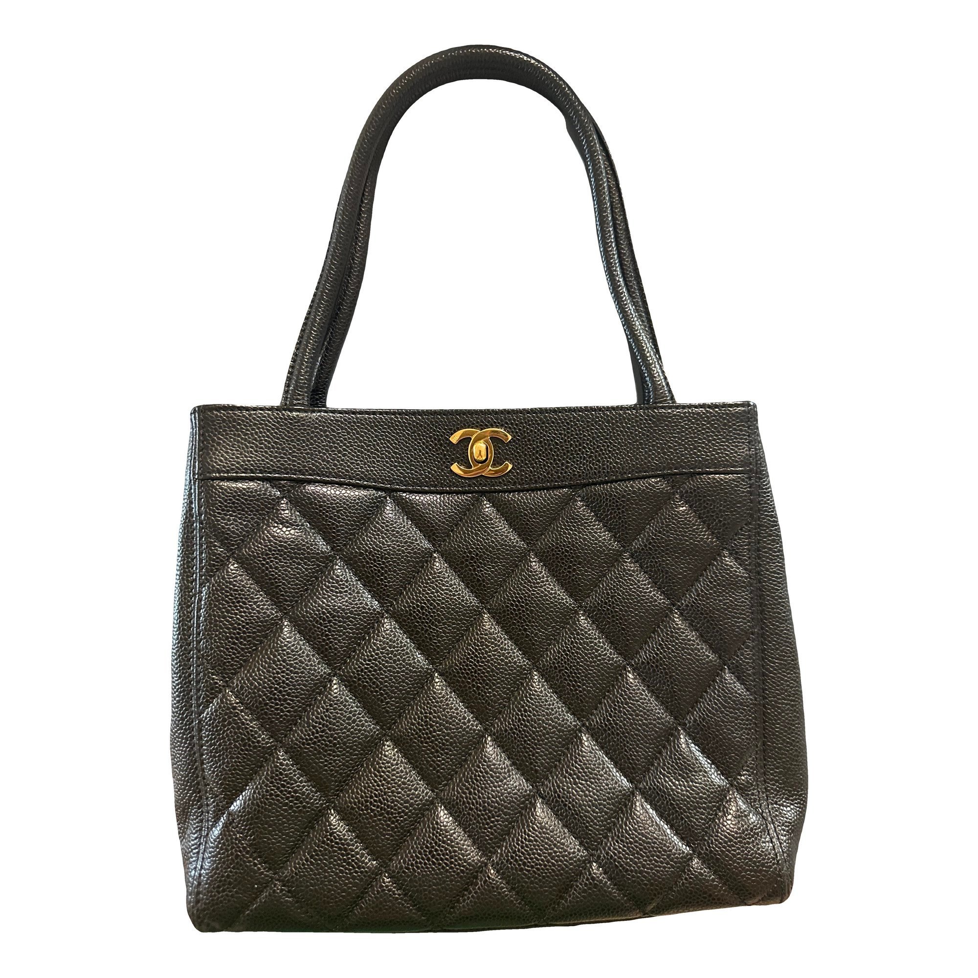 Leather tote