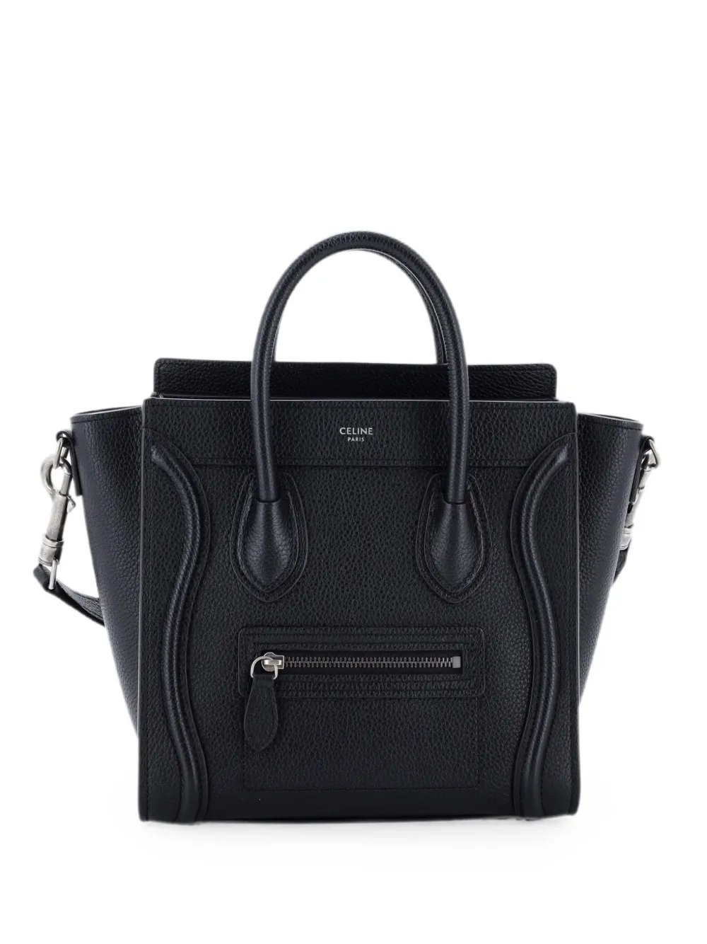 Luggage Bag Grainy Leather Nano crossbody bag