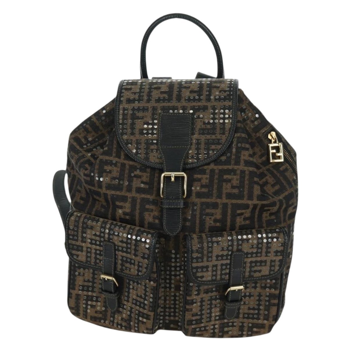Leather backpack