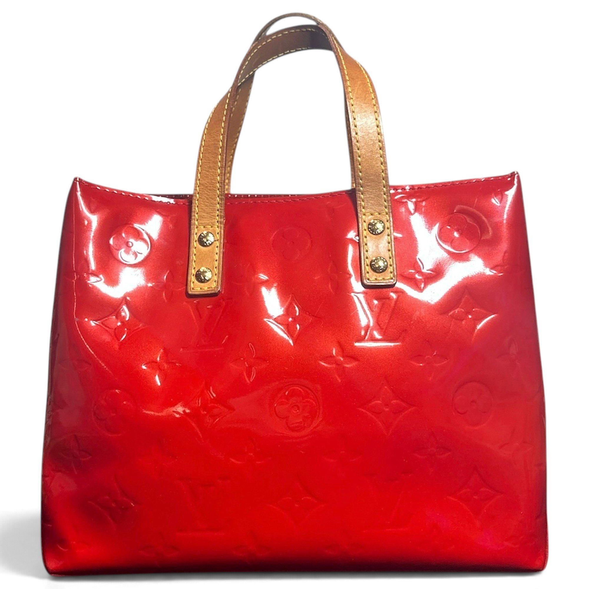 Reade patent leather tote