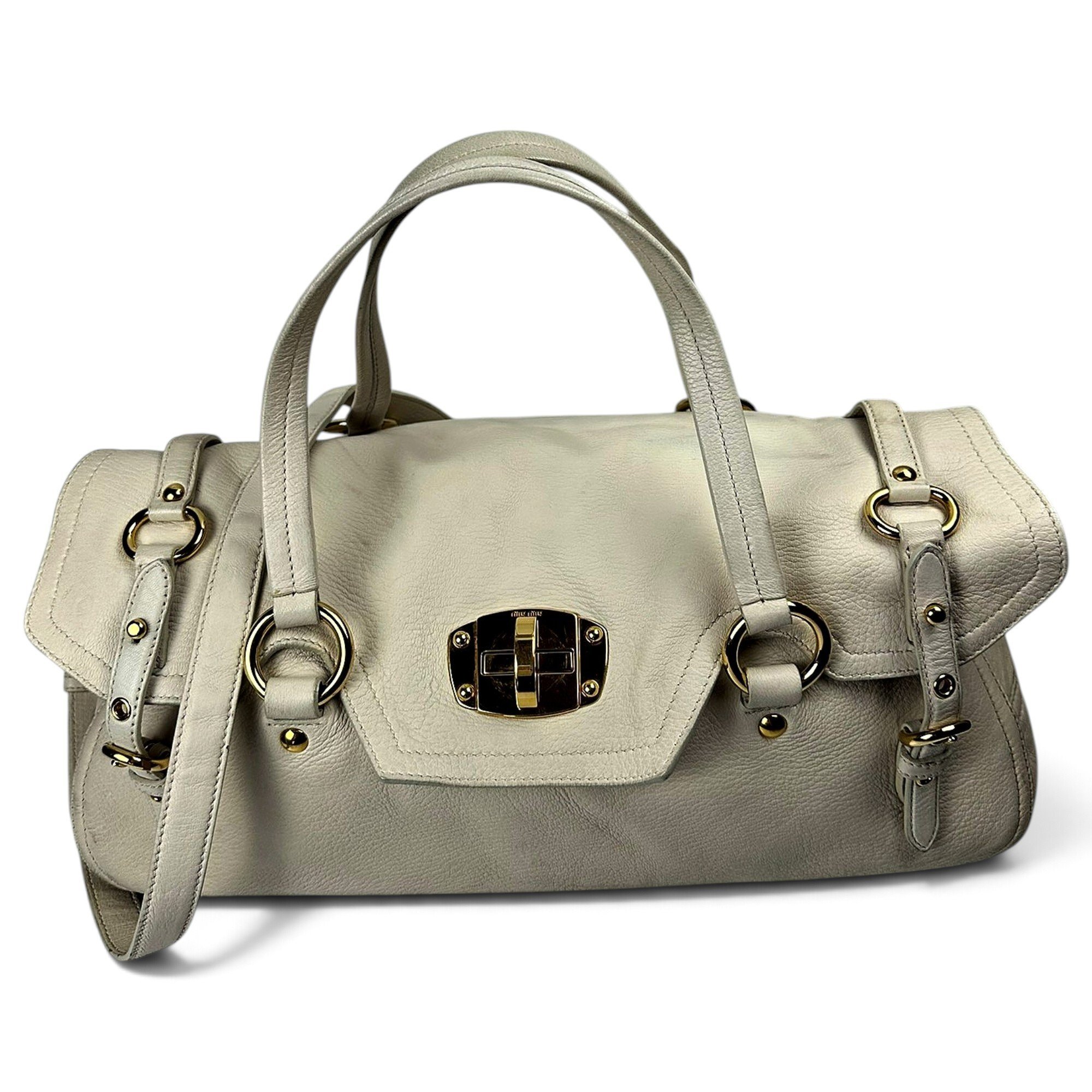 Bow bag leather handbag