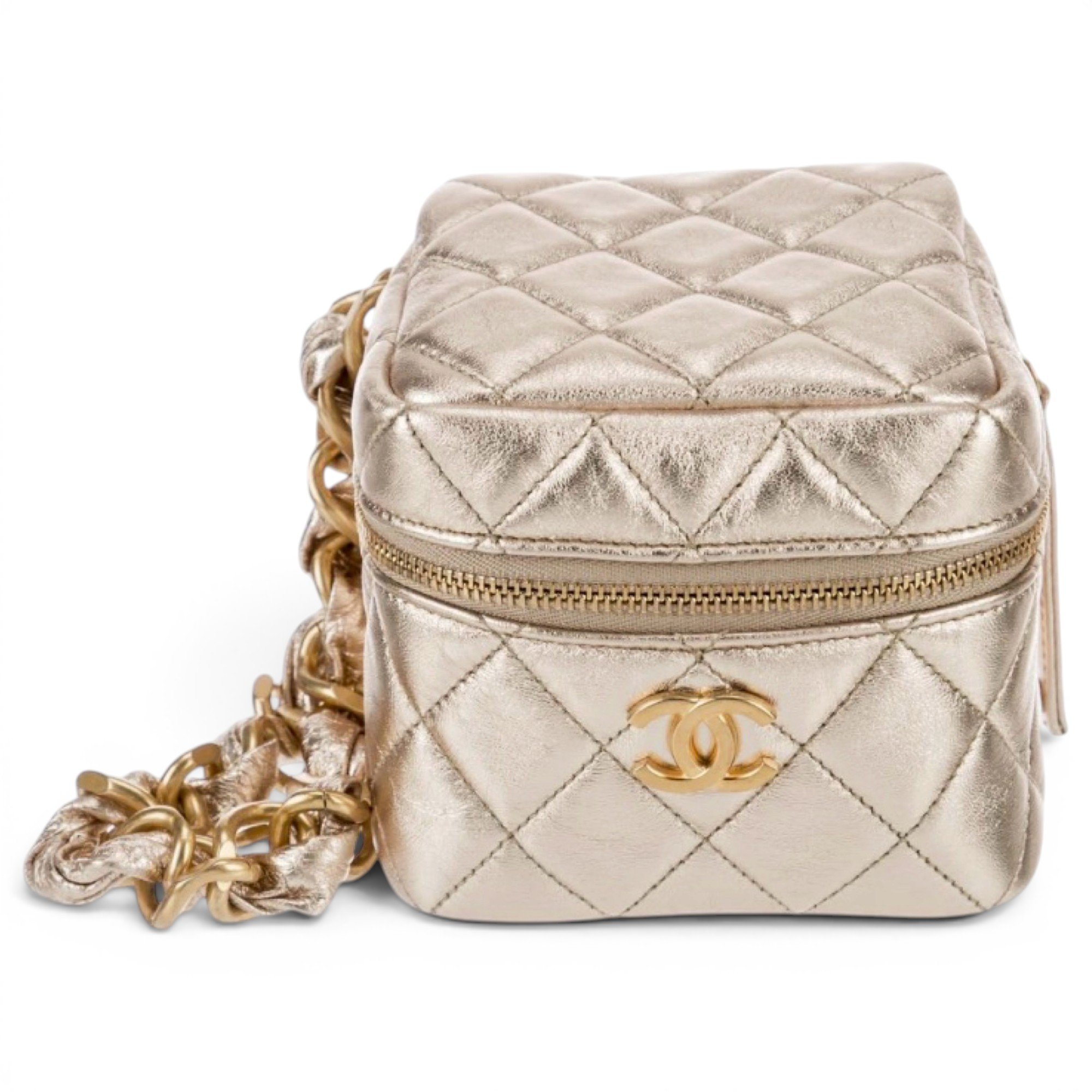 Vanity leather mini bag