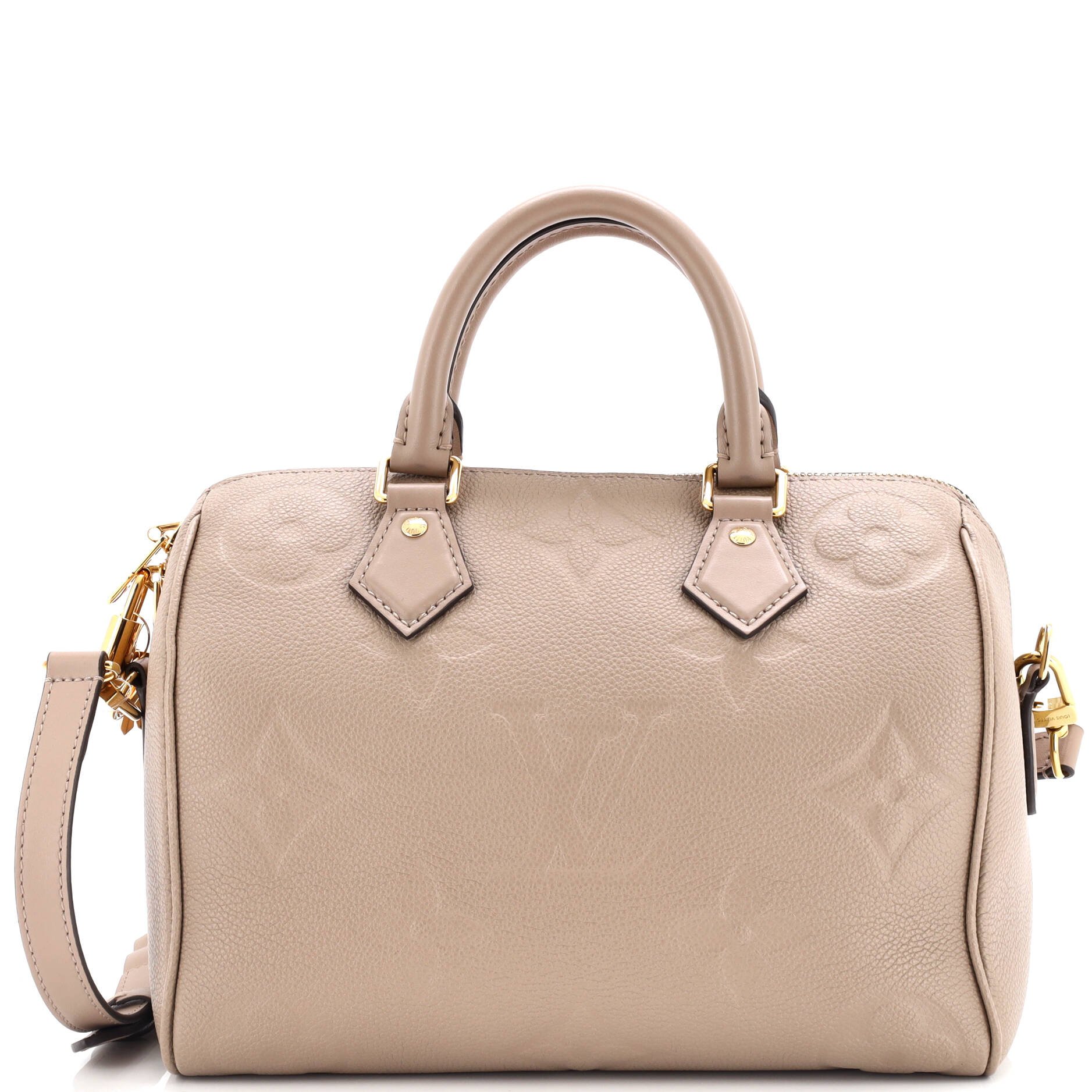 Louis Vuitton Speedy Bandouliere Bag Monogram Empreinte Giant 25