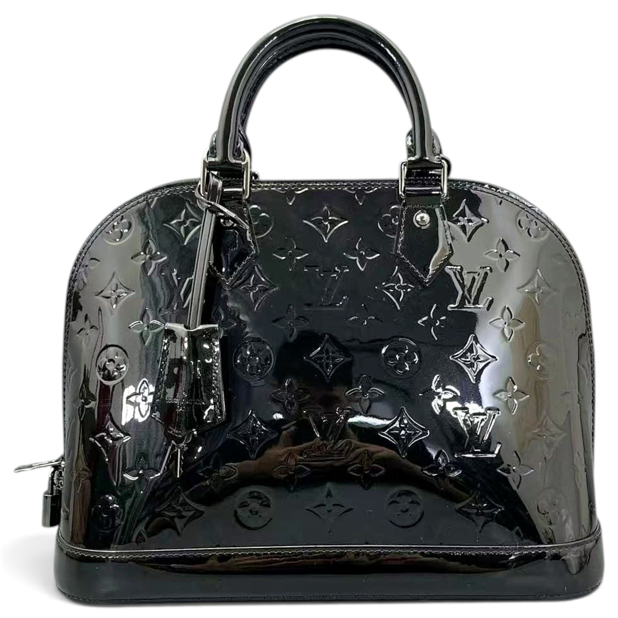 Alma patent leather handbag