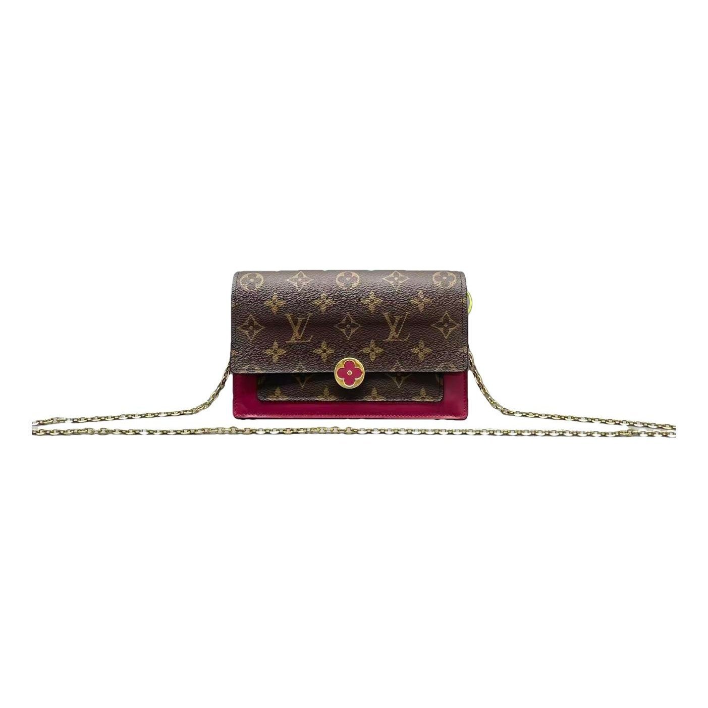 Flore chain leather handbag