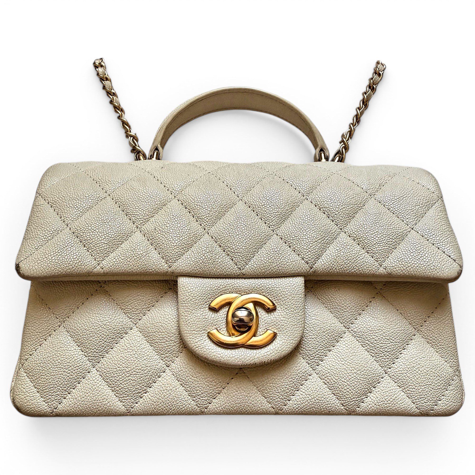 Coco Handle leather handbag