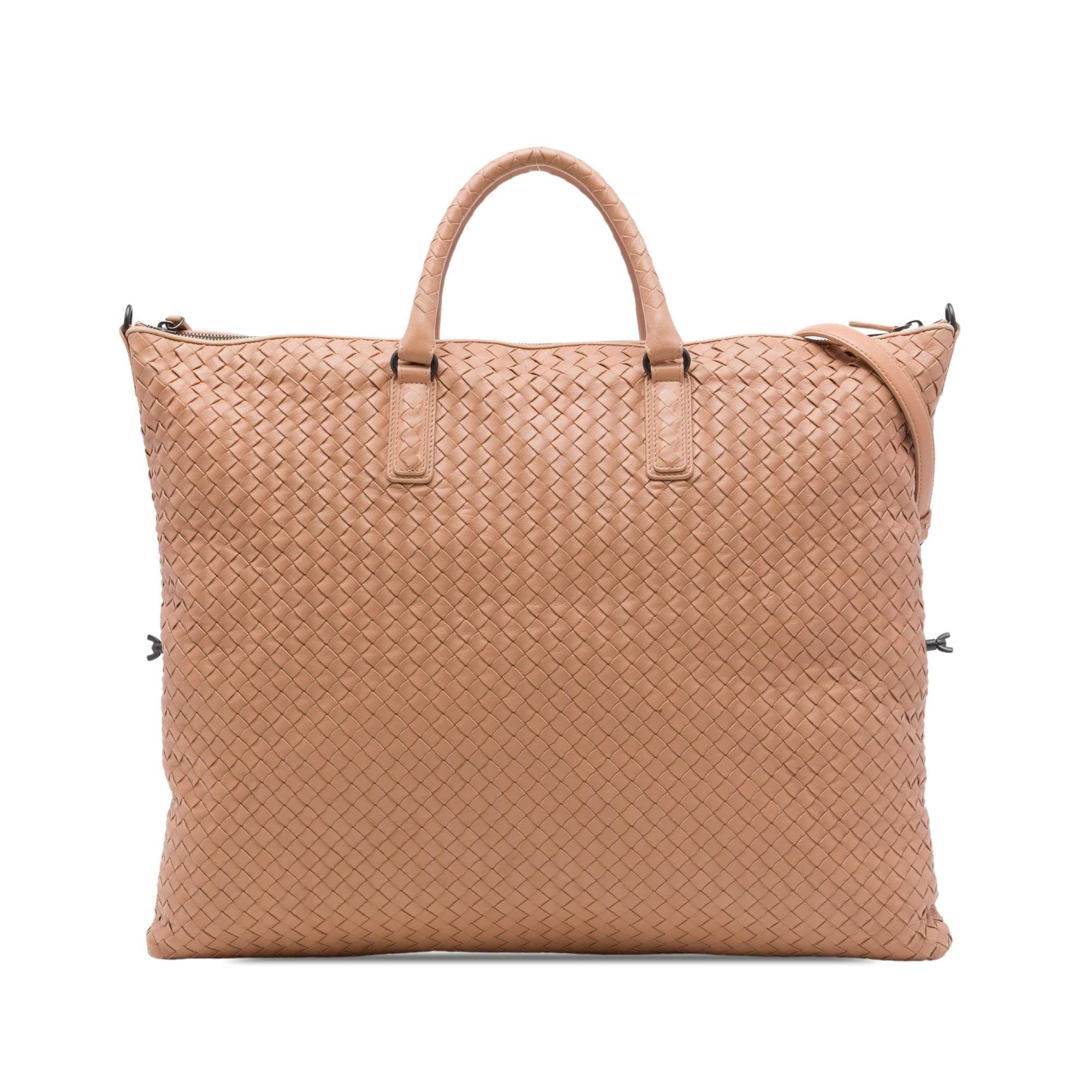 Leather tote