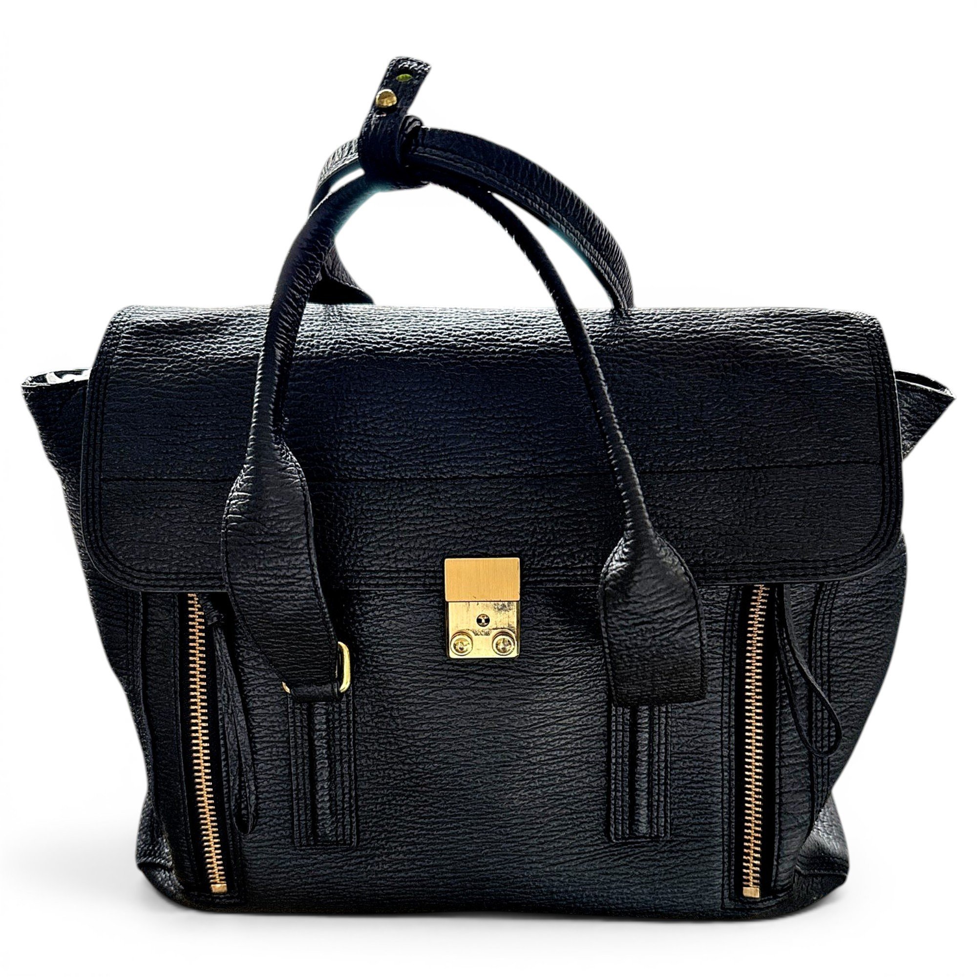 Pashli leather satchel