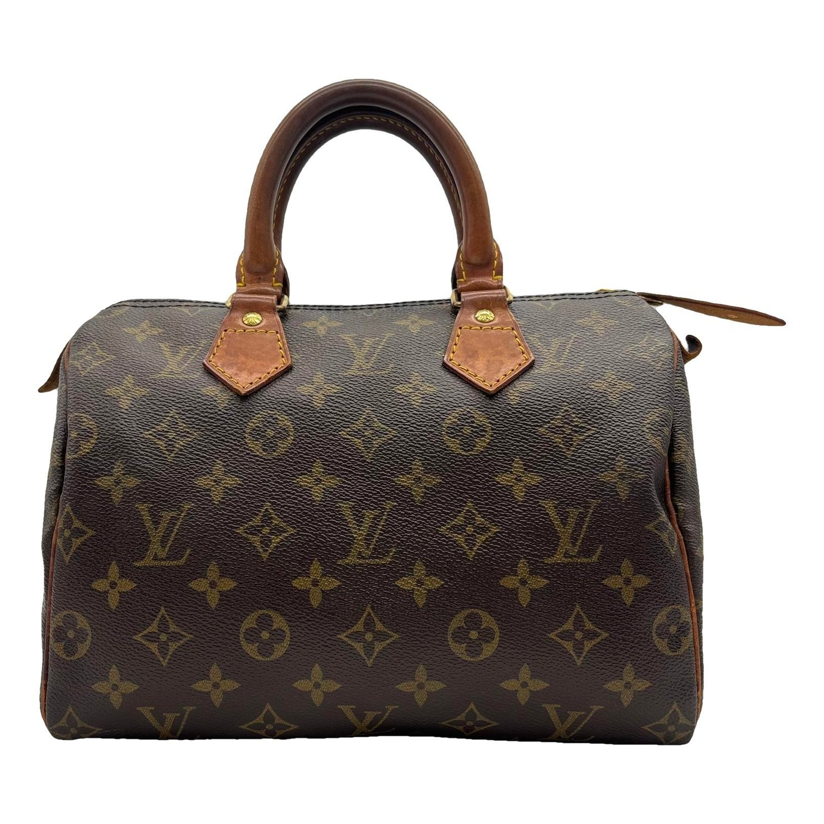 Speedy leather handbag