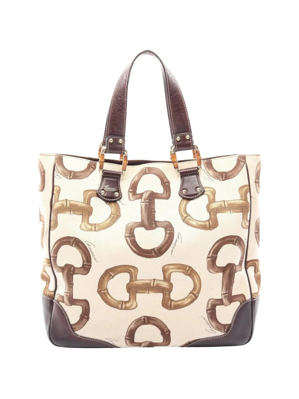 2000s Bamboo Horsebit tote bag