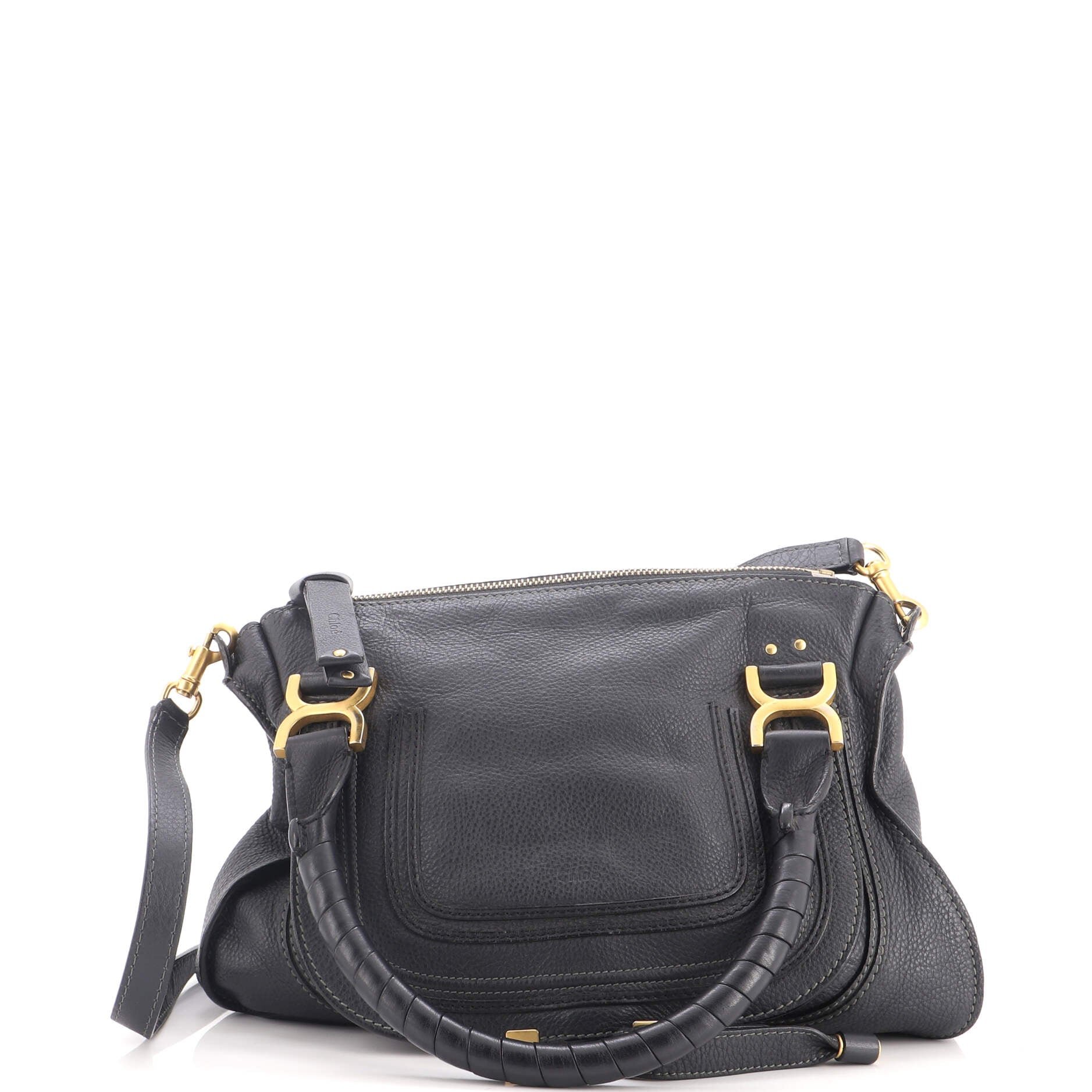 Marcie Satchel Leather Medium