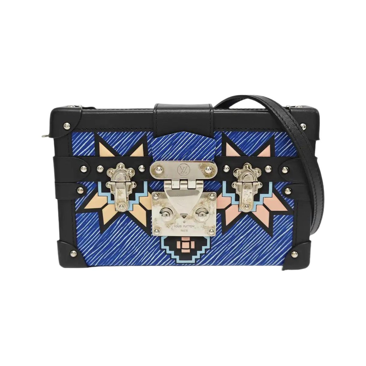 Petite Malle leather crossbody bag