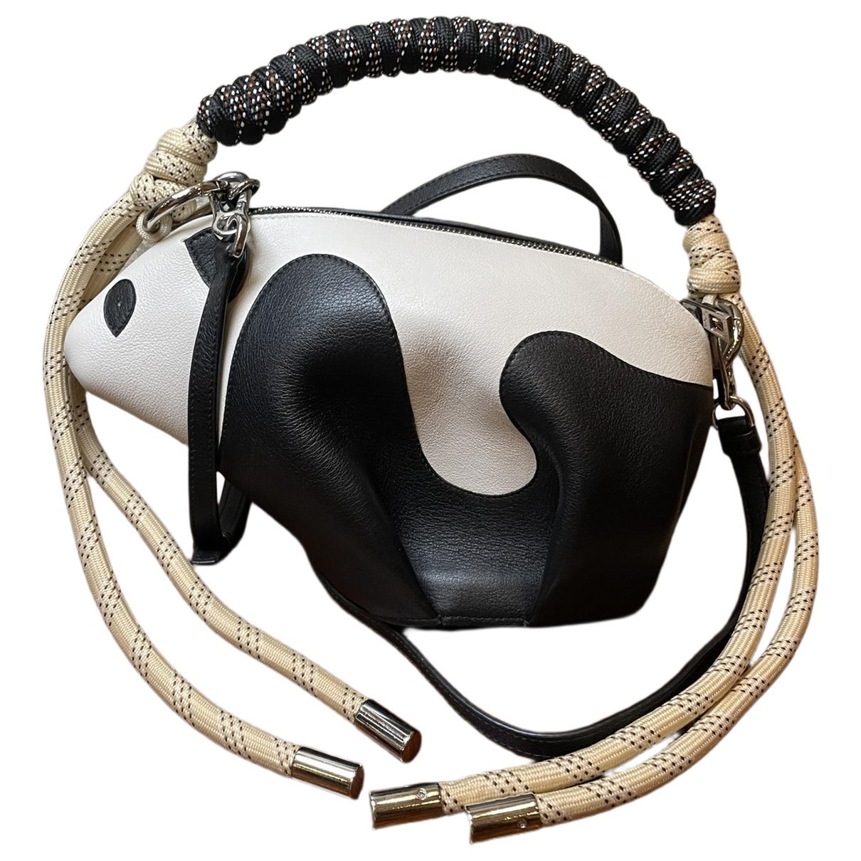 Animals leather crossbody bag